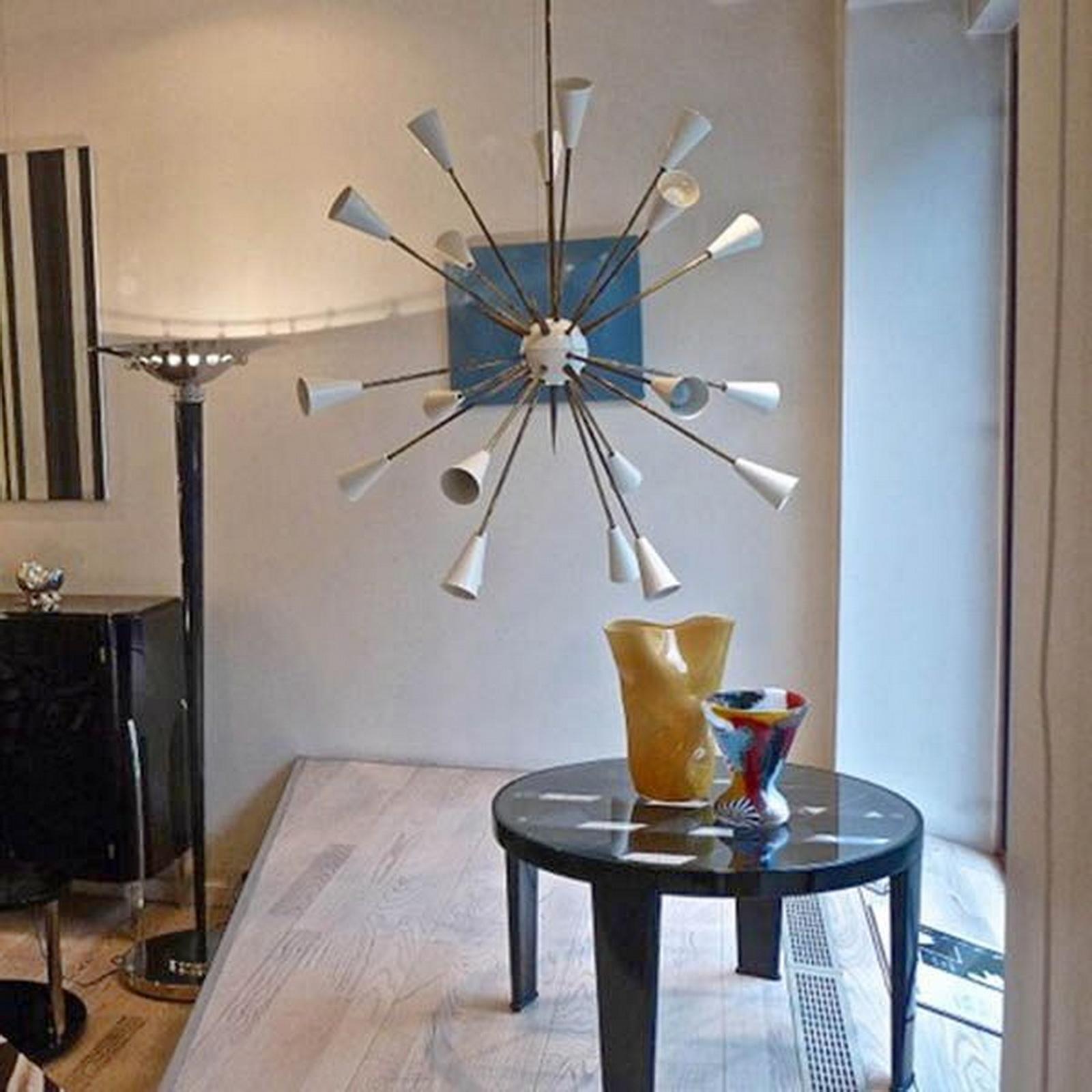 Mid-Century Modern Rare Cartoccio con Bolle Incamiciato, 
