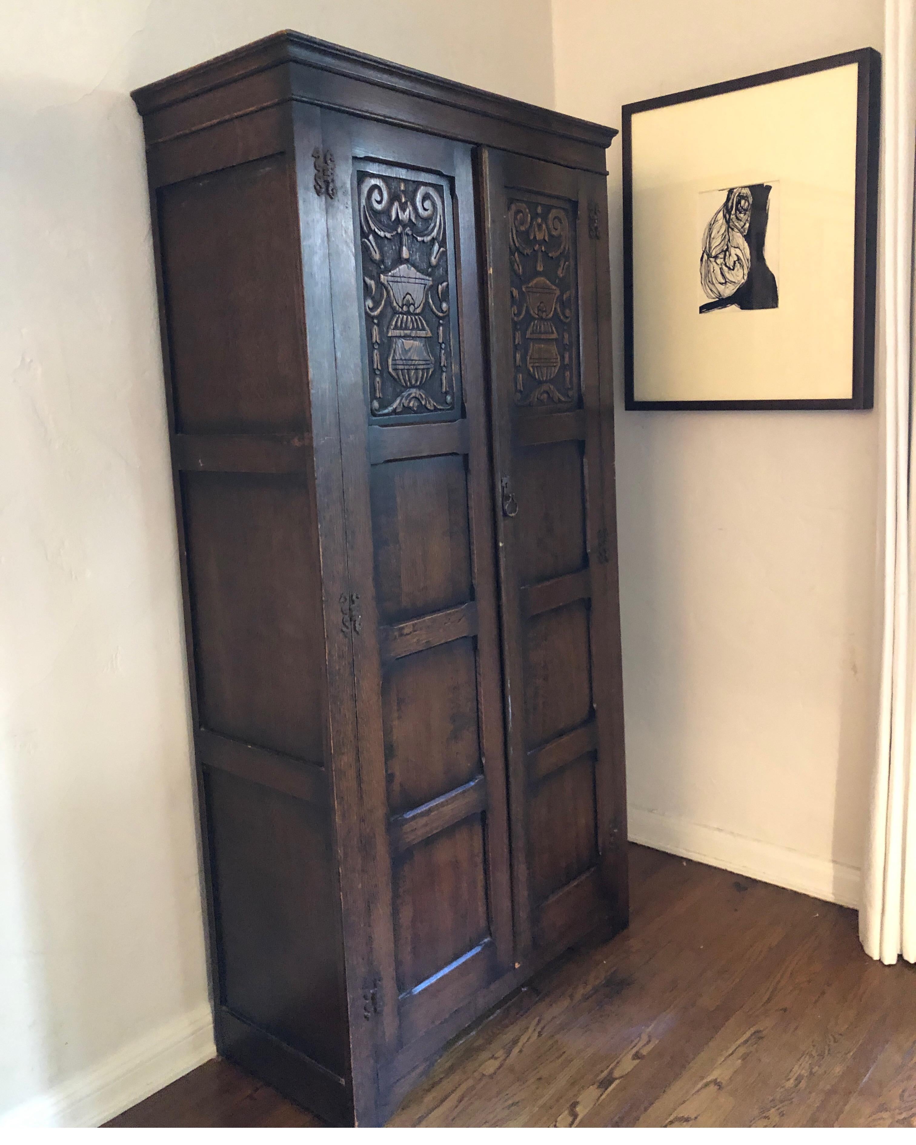 Rare Carved Camphor Wood Antique Cabinet/Wardrobe/Storage 3