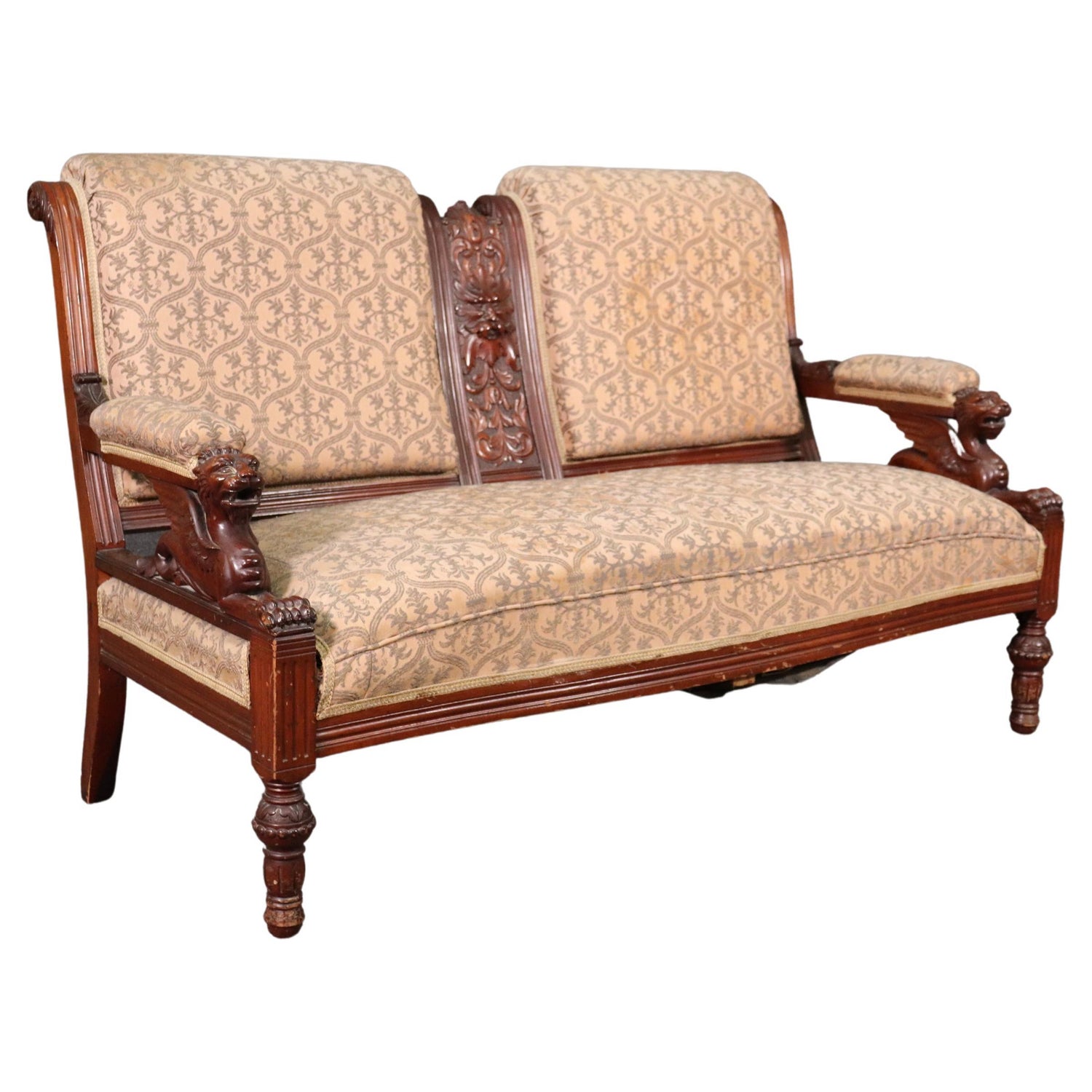 1870s Sofas - 18 For Sale at 1stDibs | rosewood chesterfield sofa