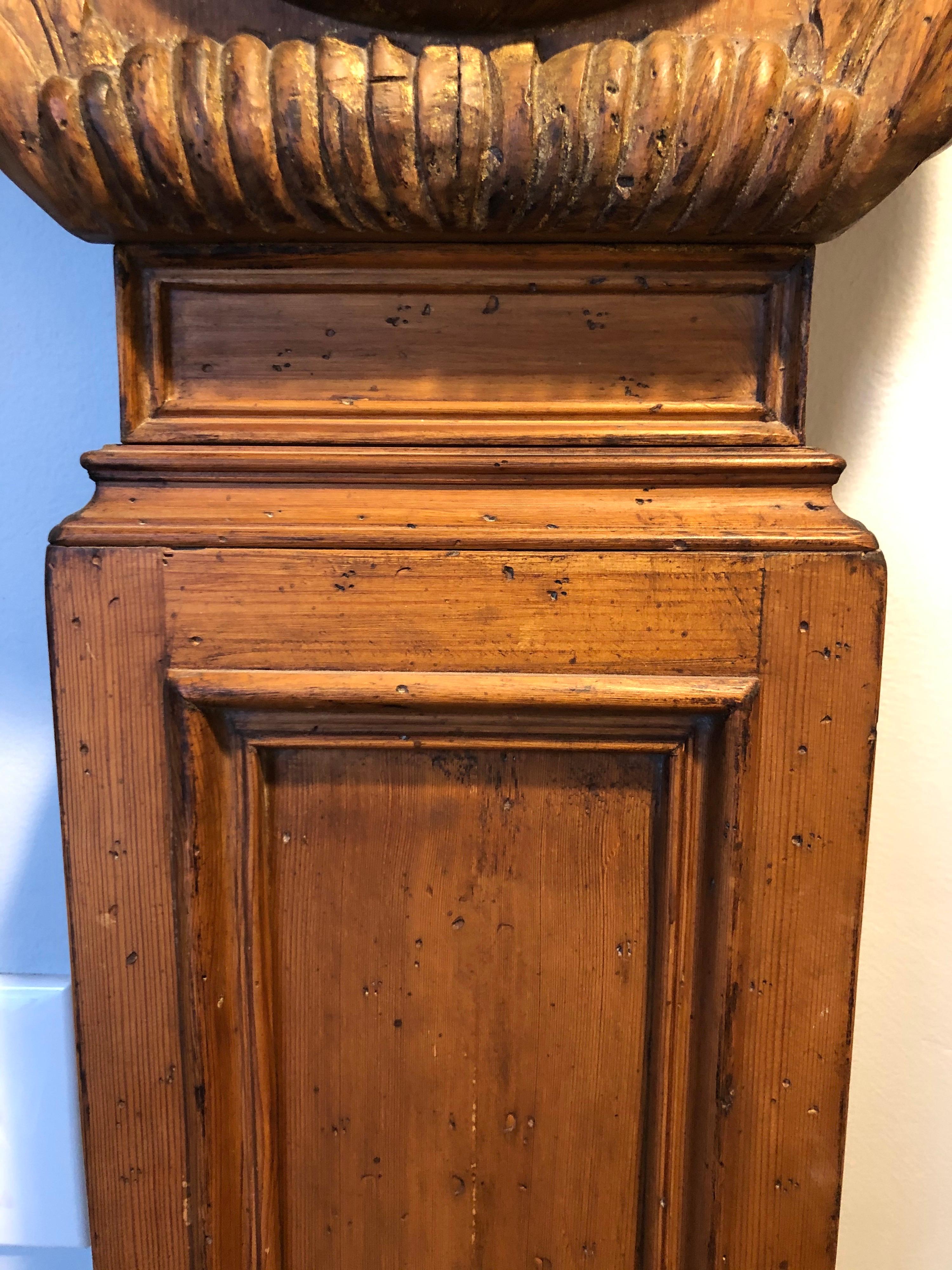 Rare Carved Wooden Chapman Longcase Clock 2