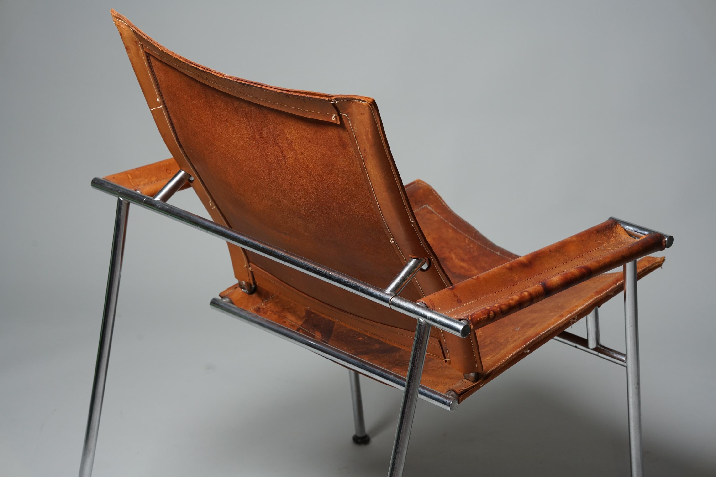 Rare Casino Chair and Footstool, Yrjö Kukkapuro, 1960s For Sale 5