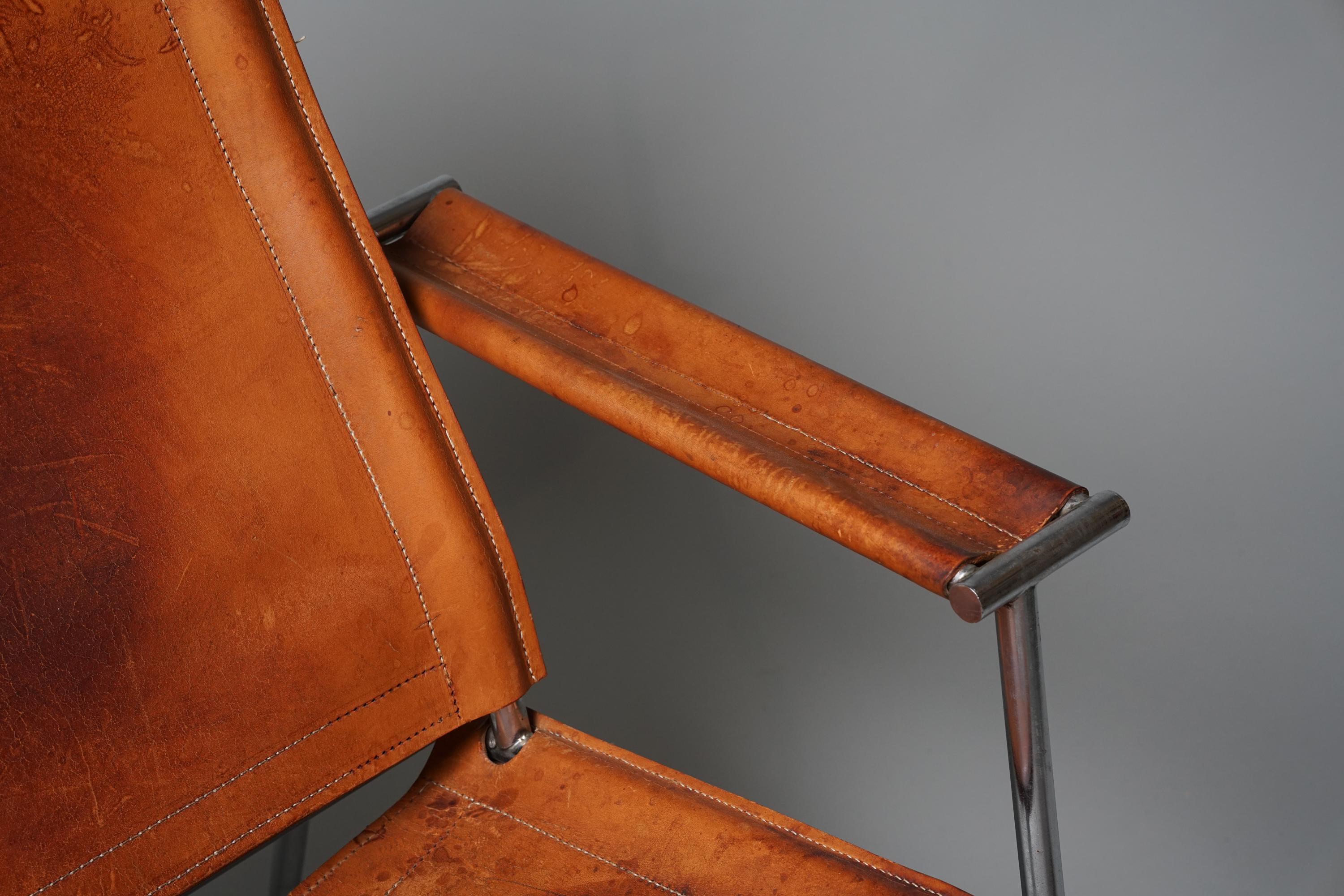 Mid-20th Century Rare Casino Chair and Footstool, Yrjö Kukkapuro, 1960s For Sale