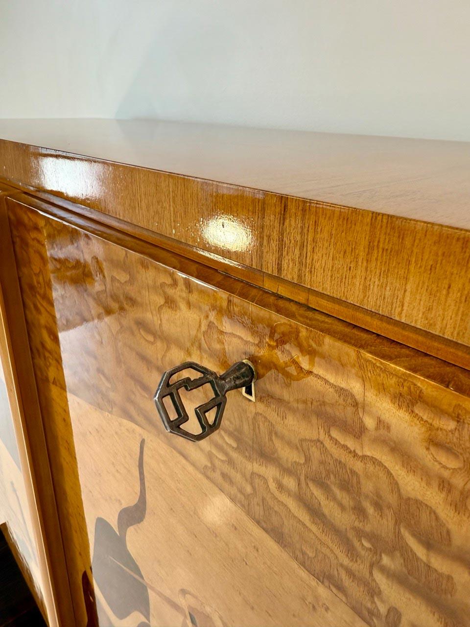 Seltener Barschrank von Cassi Ramelli, veröffentlicht im Archivio Anzani, 1936 im Angebot 4