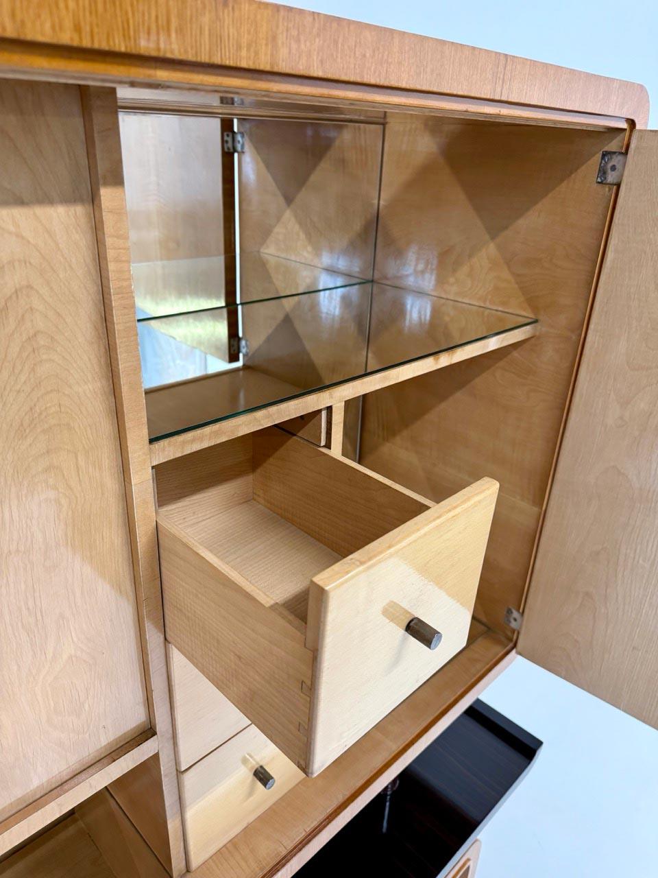 Seltener Barschrank von Cassi Ramelli, veröffentlicht im Archivio Anzani, 1936 im Angebot 7