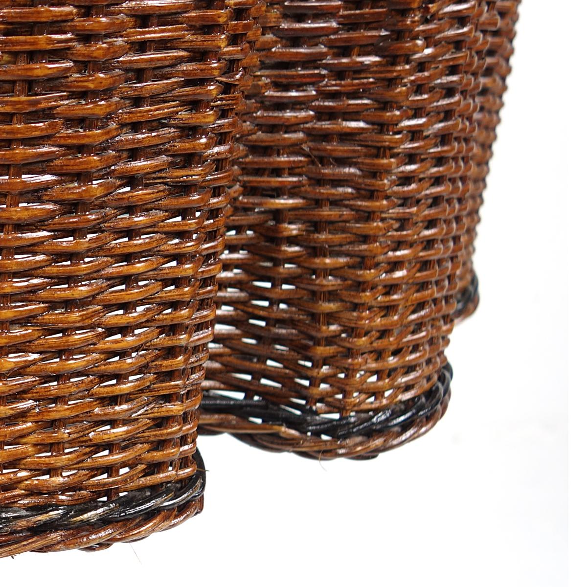 20th Century Rare Cast Iron and Rattan Coffee or Occasional Table For Sale