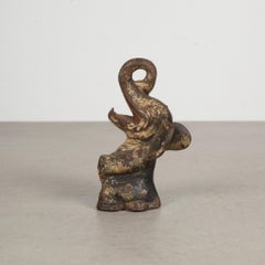 Rare Cast Iron Hubley Elephant Bottle Opener, c.1940-1950