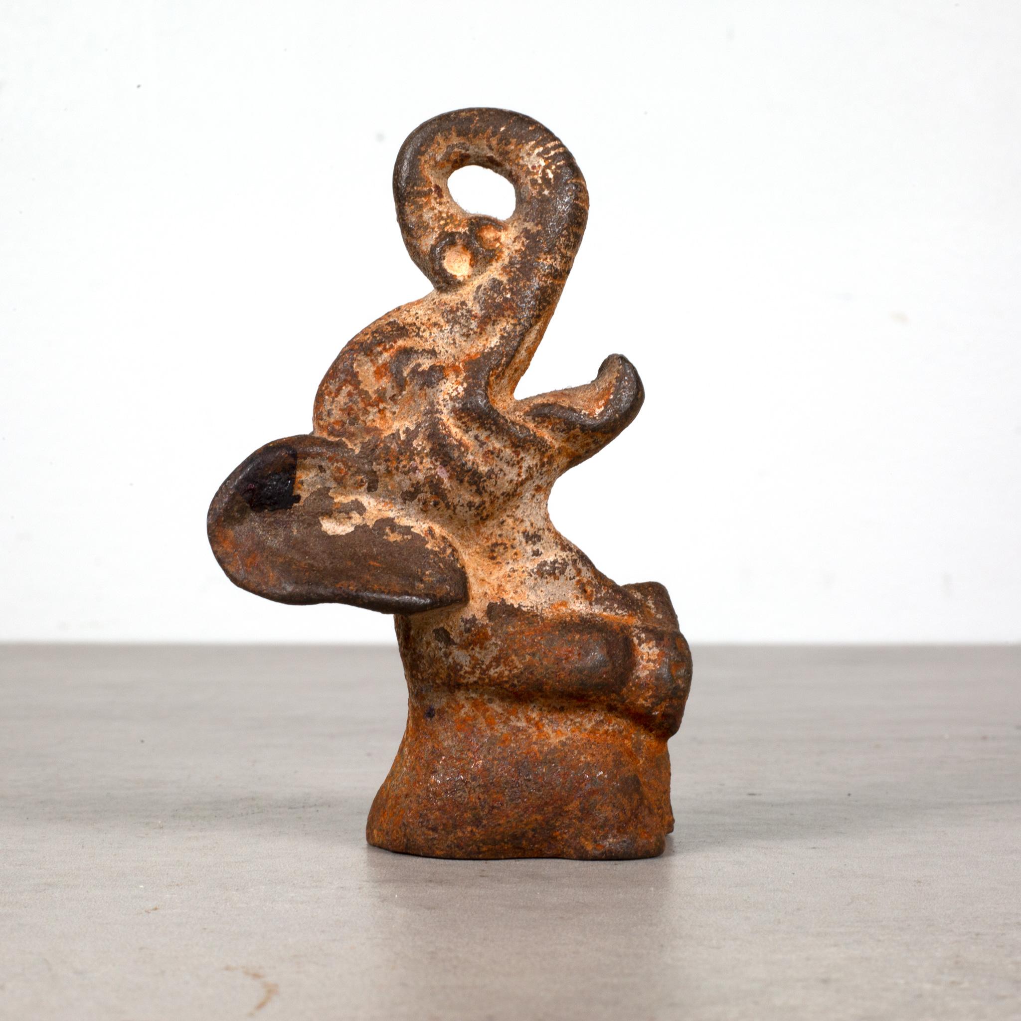 American Rare Cast Iron Hubley Elephant Bottle Opener, C.1940-1950  (FREE SHIPPING) For Sale