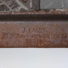 Rare Cast Iron Stable Sink from a Historic Champs-Élysées Steam Factory, Paris