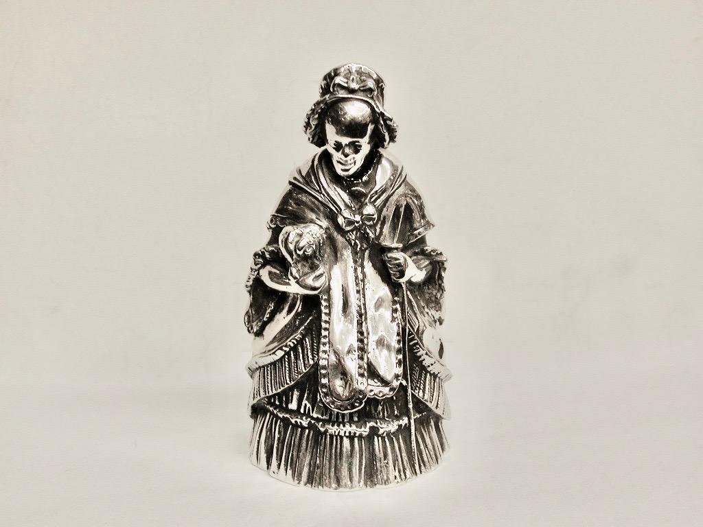 Vittoriano Rara campana da tavolo Elkington C.C. placcata in argento e placcata in argento in vendita