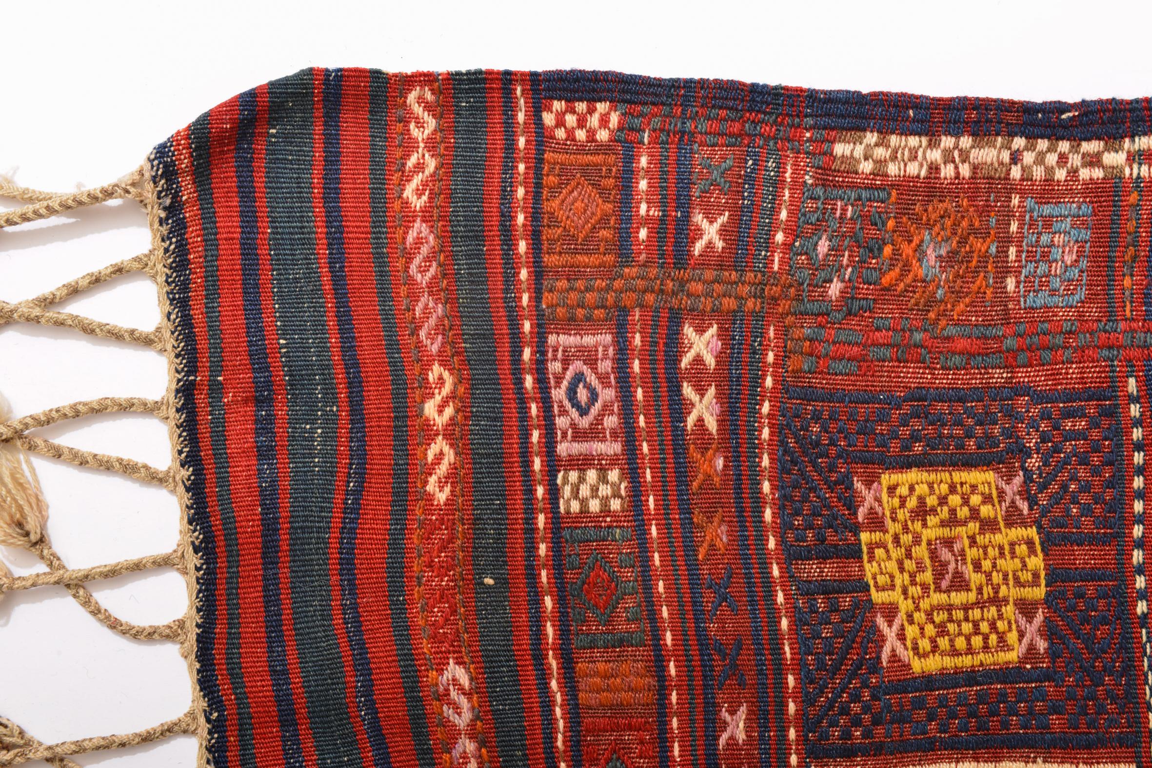 20th Century Rare Caucasian Kilim VERNEH for Collection For Sale
