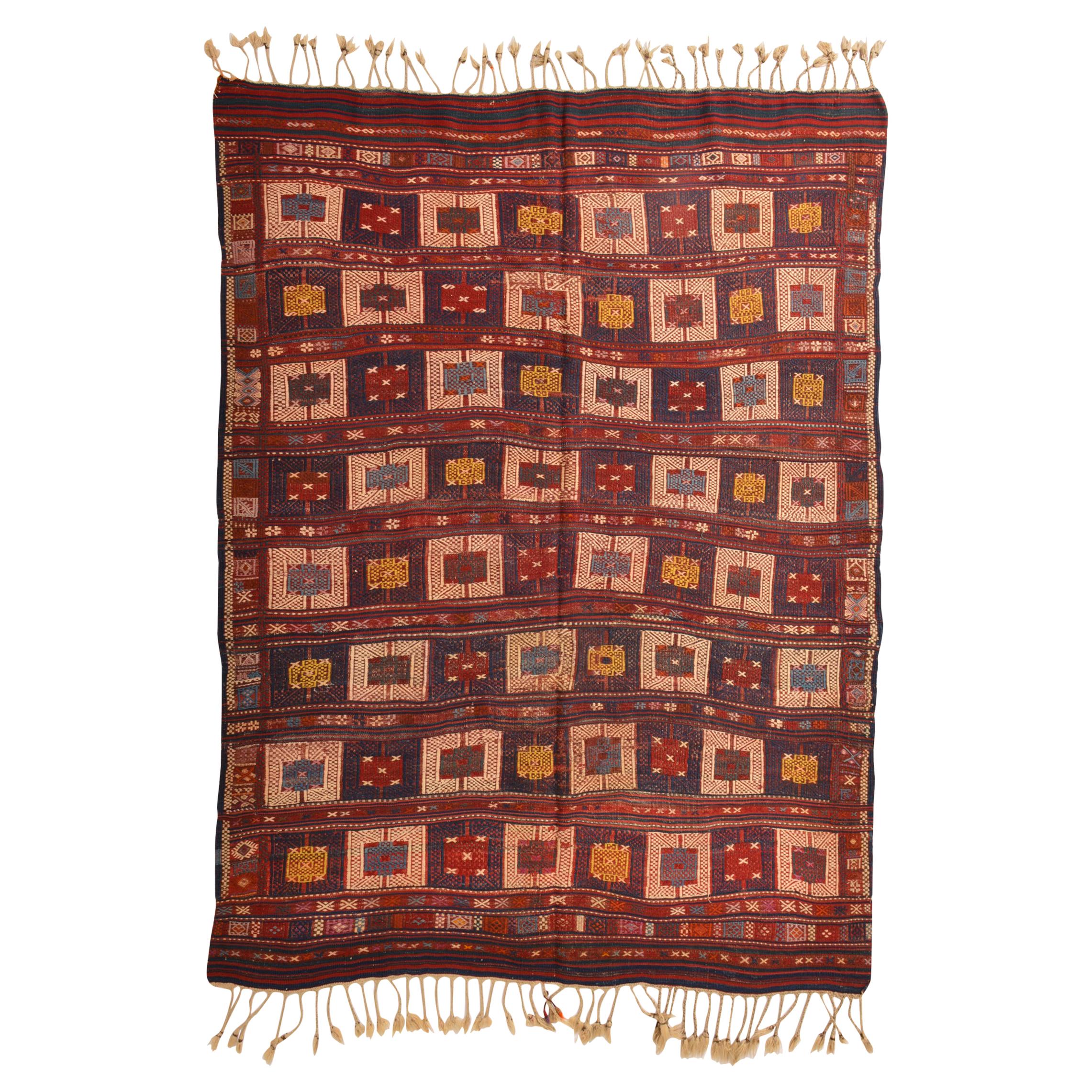 Rare Kilim caucasien VERNEH pour la collection