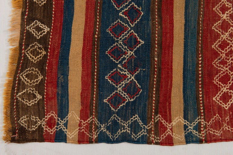 Hand-Knotted Rare Caucasian Verneh Rug from Private Collection For Sale