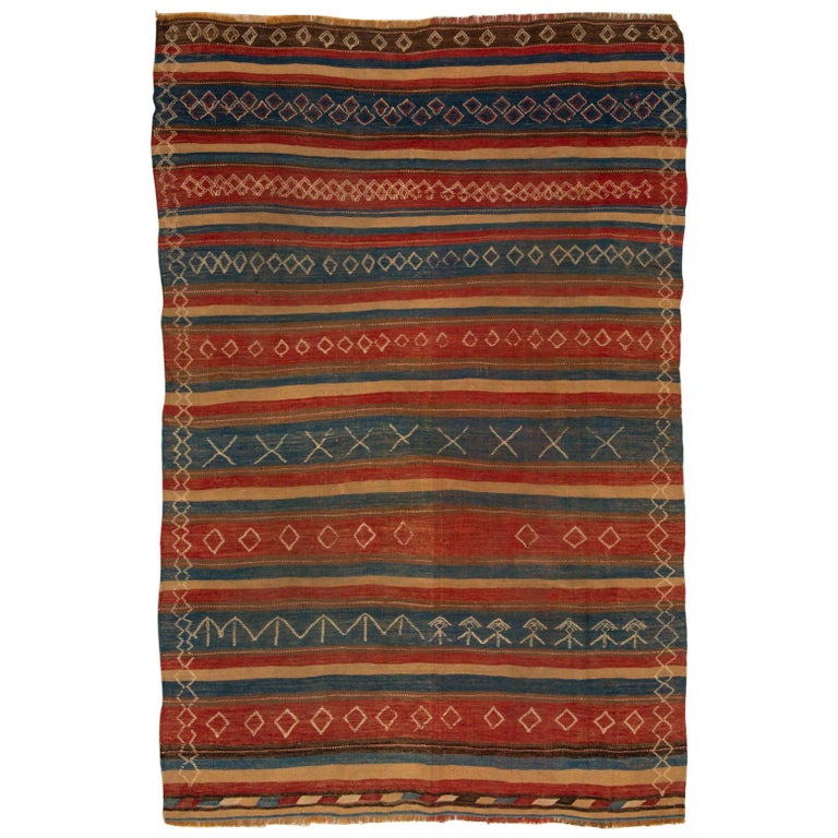 Rare Caucasian Verneh Rug from Private Collection For Sale