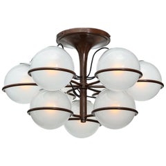 Rare Ceiling Fixture #2109 by Gino Sarfatti for Arteluce