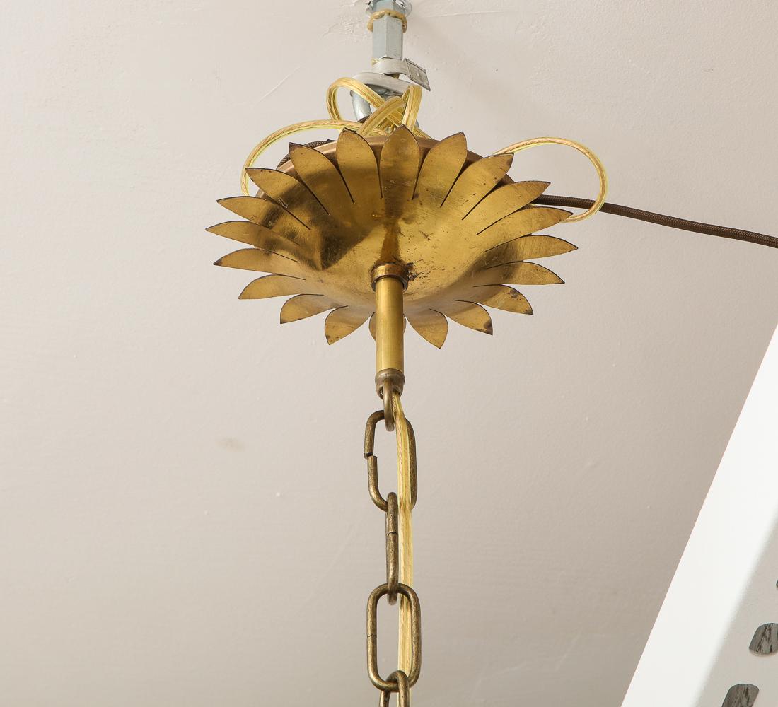 Rare Ceiling Fixture by Pietro Chiesa for Fontana Arte In Good Condition In New York, NY