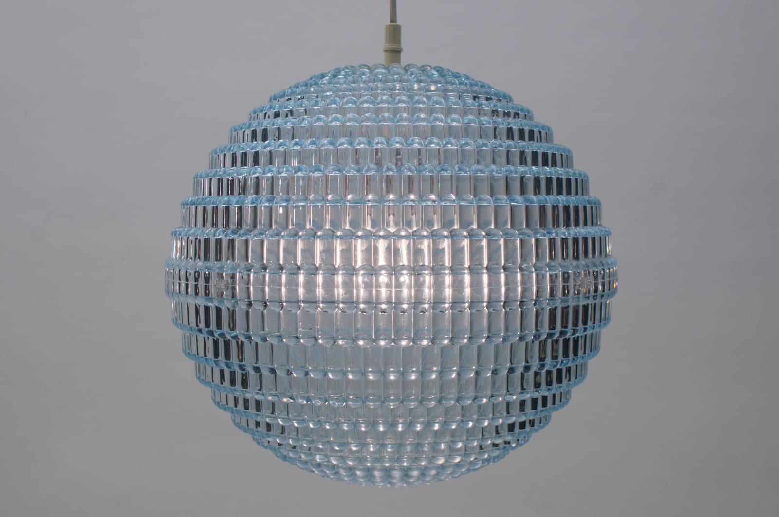 Mid-Century Modern Rare Ceiling Geometric Lamp by Aloys F. Gangkofner for Erco Leuchten, 1960 For Sale