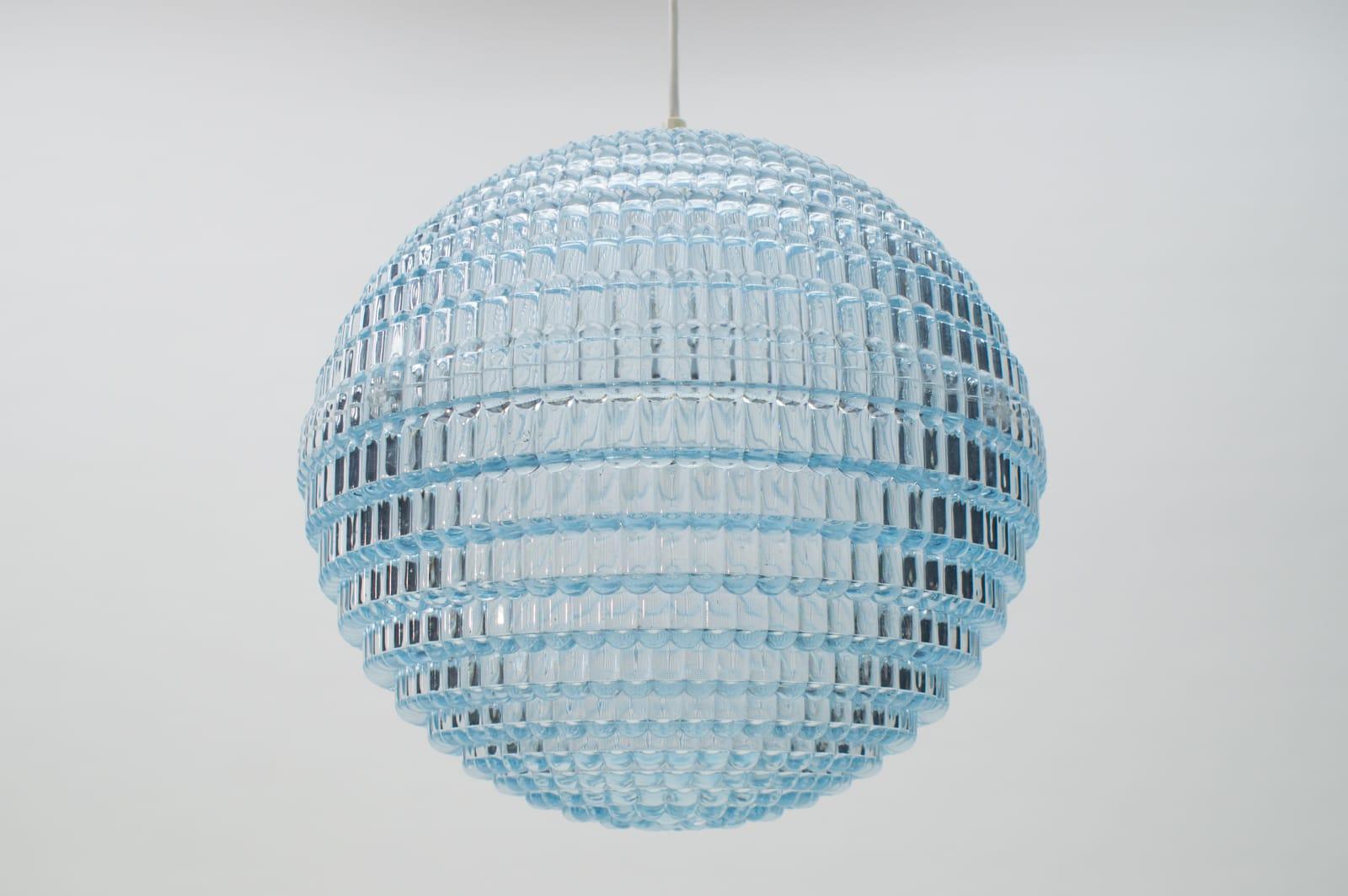 Rare Ceiling Geometric Lamp by Aloys F. Gangkofner for Erco Leuchten, 1960 In Good Condition For Sale In Nürnberg, Bayern