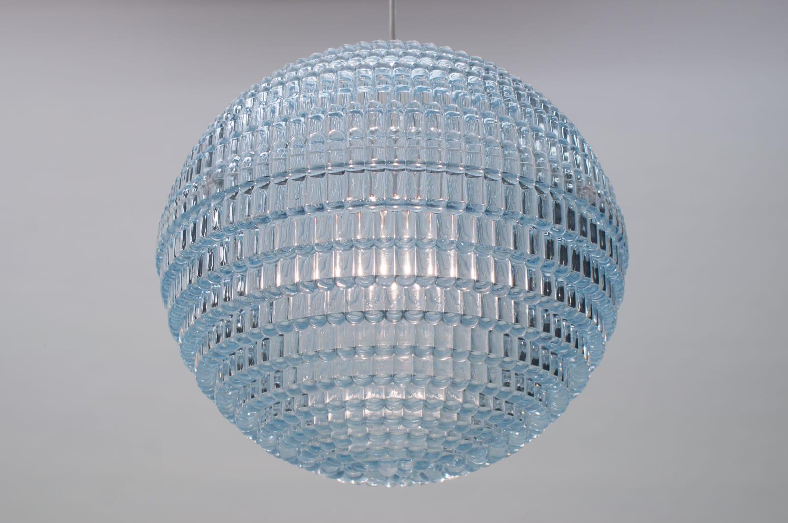 Mid-20th Century Rare Ceiling Geometric Lamp by Aloys F. Gangkofner for Erco Leuchten, 1960 For Sale