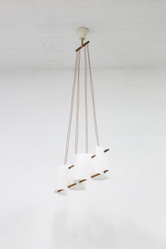 Rare Ceiling Lamp 189 Designed by Hans Bergström for Ateljé Lyktan, Sweden 50s