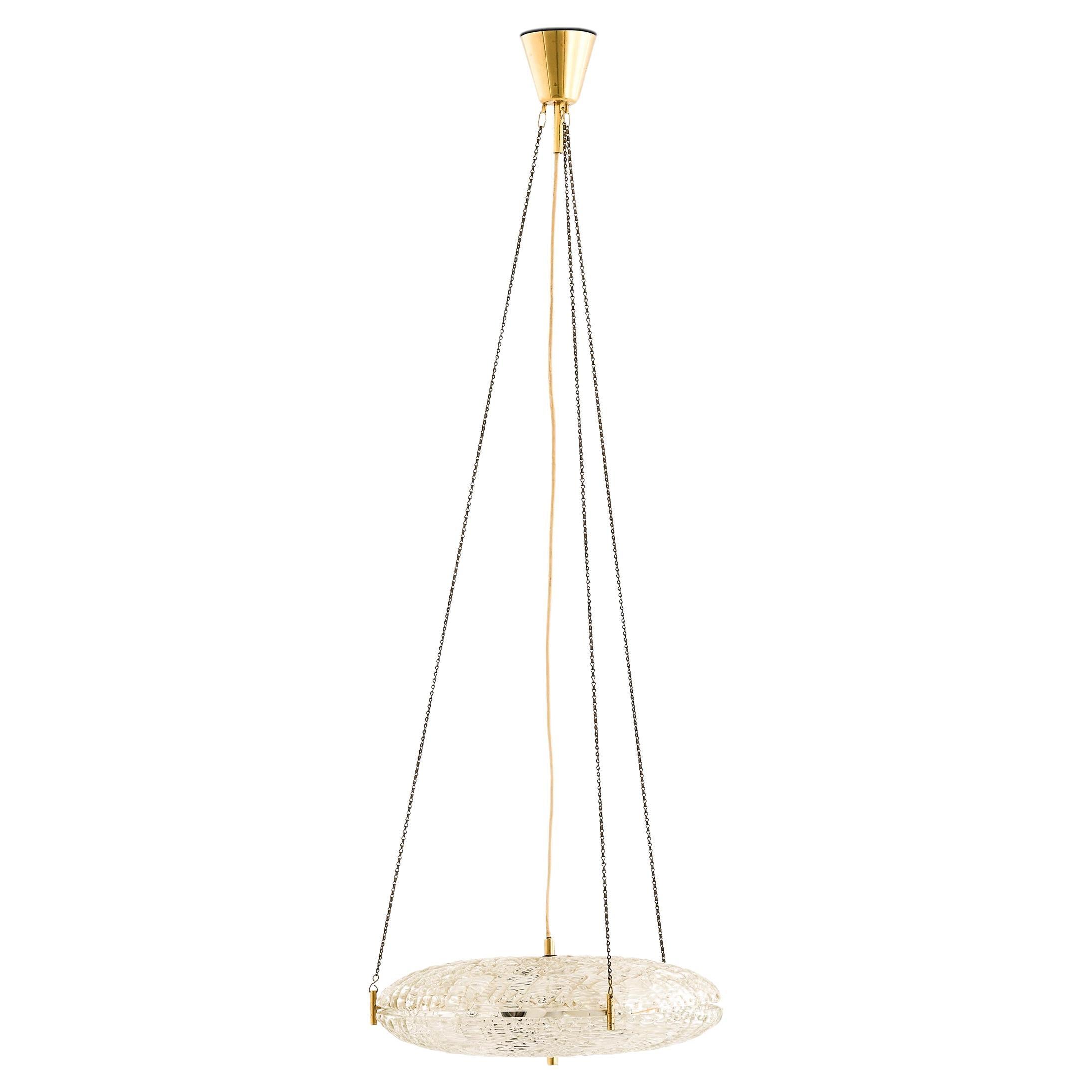 Rare Ceiling Lamp Attributed to Carl Fagerlund, 1950s