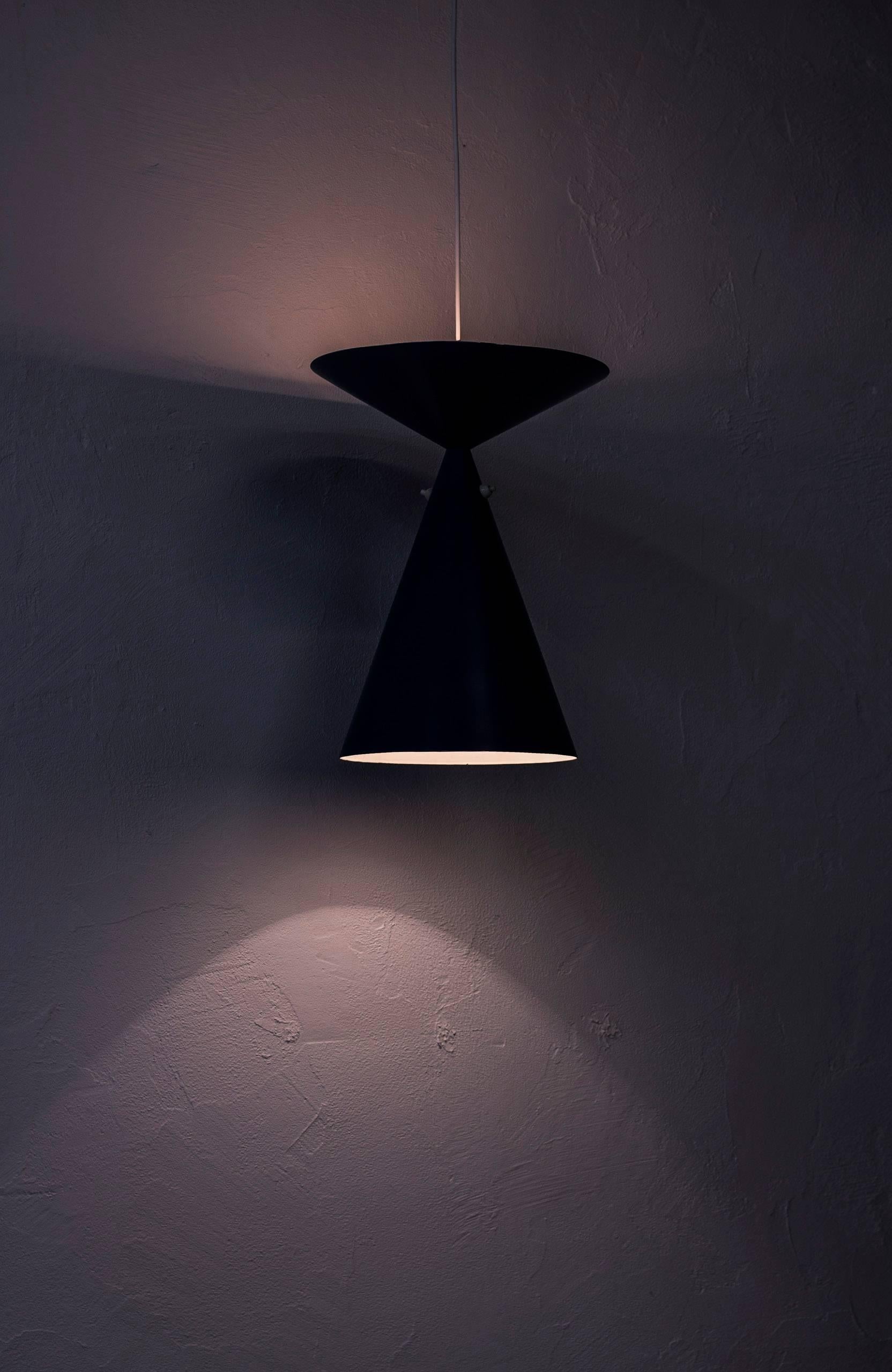 Rare Ceiling Lamp by Bertil Brisborg, Sweden, circa 1950 1