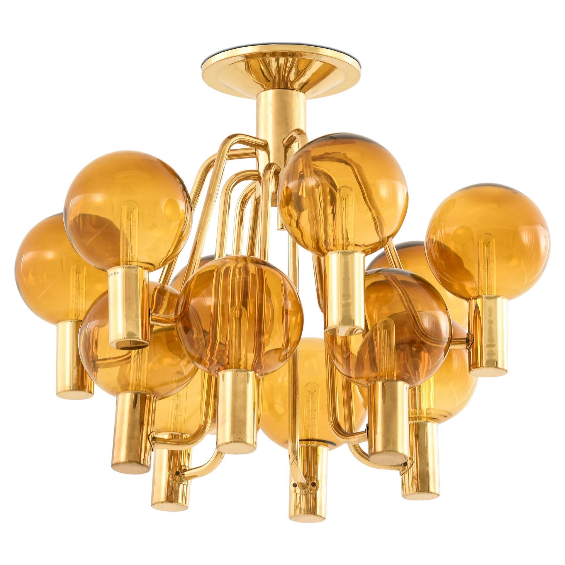 Lampada da soffitto rara di Hans-Agne Jakobsson, anni 
60 in vendita