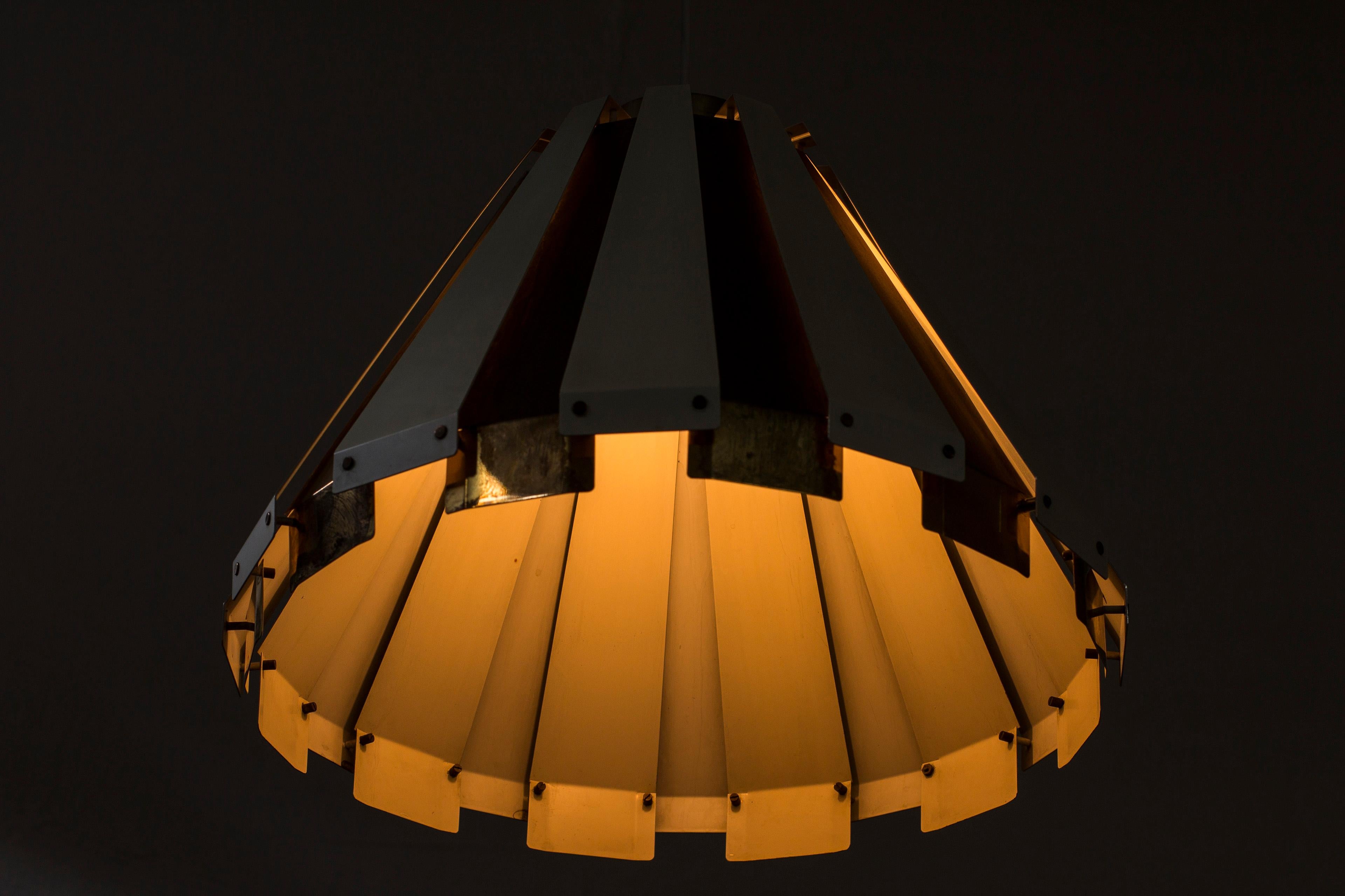 Rare Ceiling Lamp by Hans Agne Jakobsson, Sweden, 1950s 5