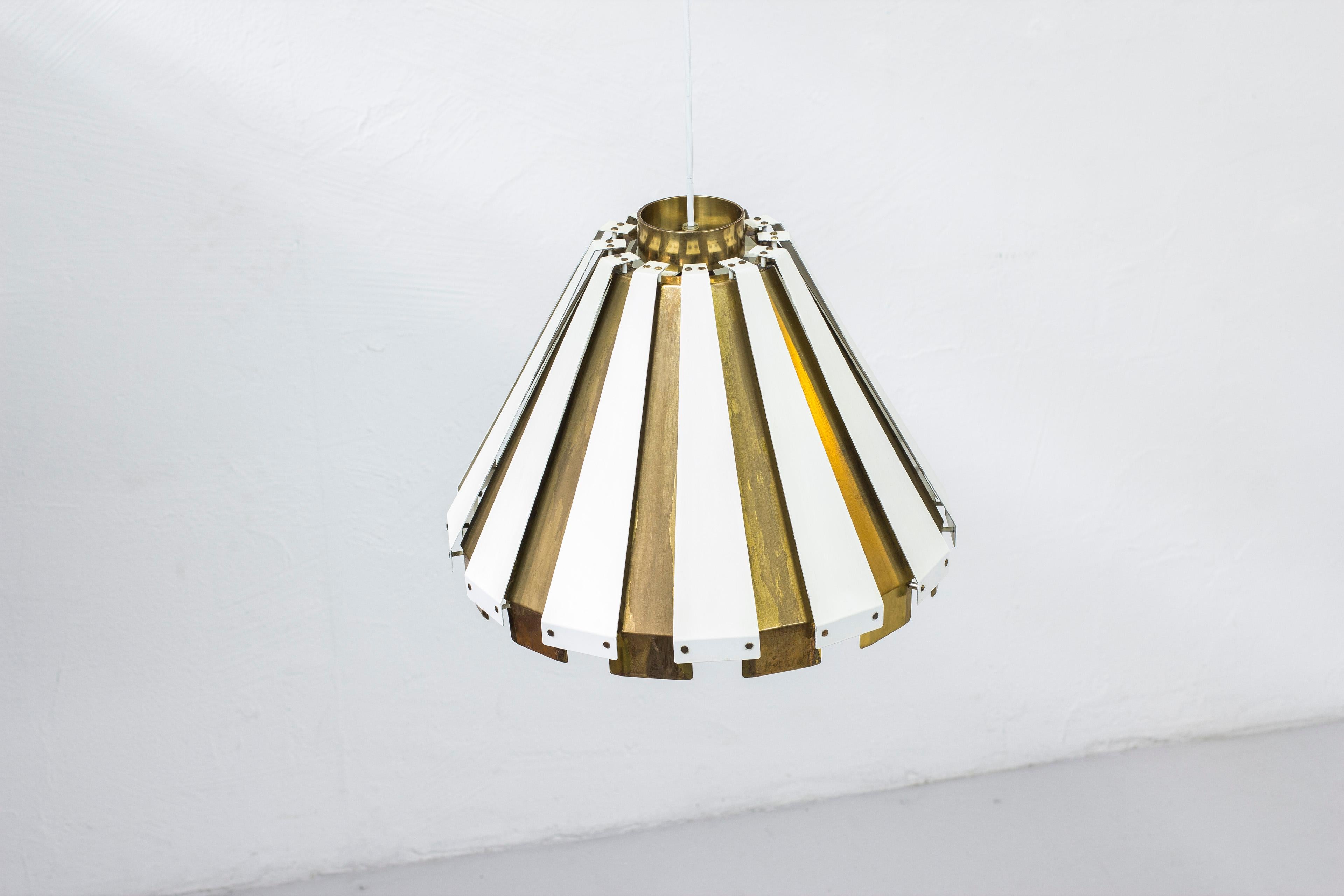 Rare Ceiling Lamp by Hans Agne Jakobsson, Sweden, 1950s In Good Condition In Hägersten, SE