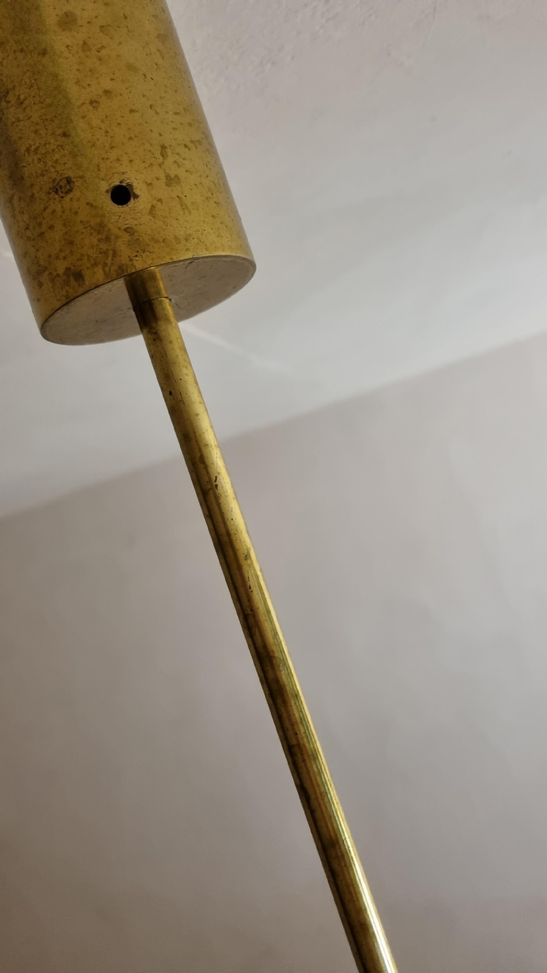 Rare ceiling lamp designed by Angelo Lelii for Arredoluce 1958 in vendita 3