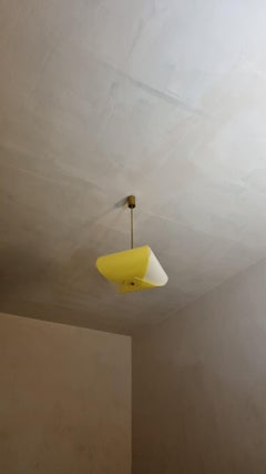Rare ceiling lamp designed by Angelo Lelii for Arredoluce 1958