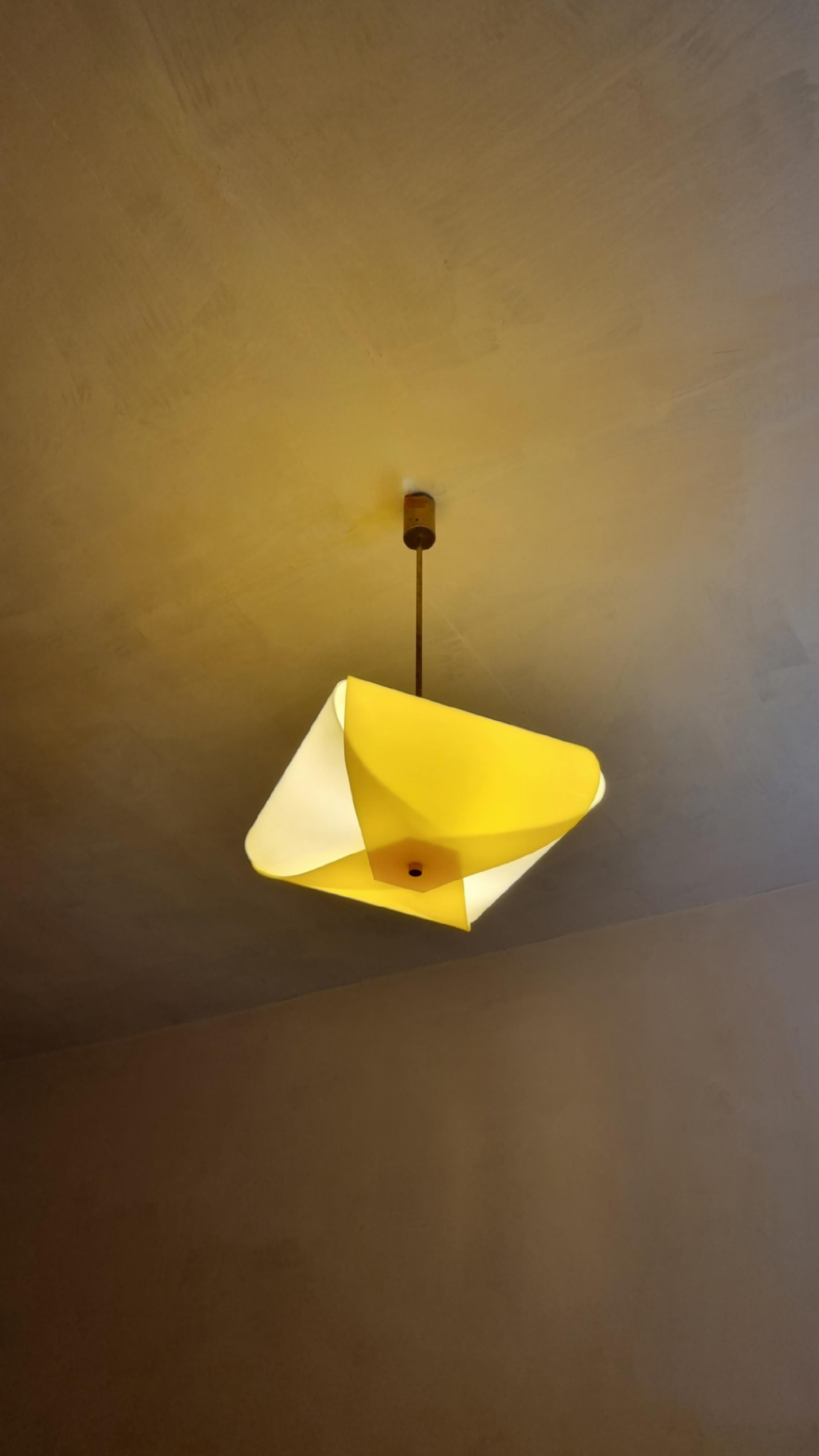 Mid-Century moderno Rare ceiling lamp designed by Angelo Lelii for Arredoluce 1958 in vendita