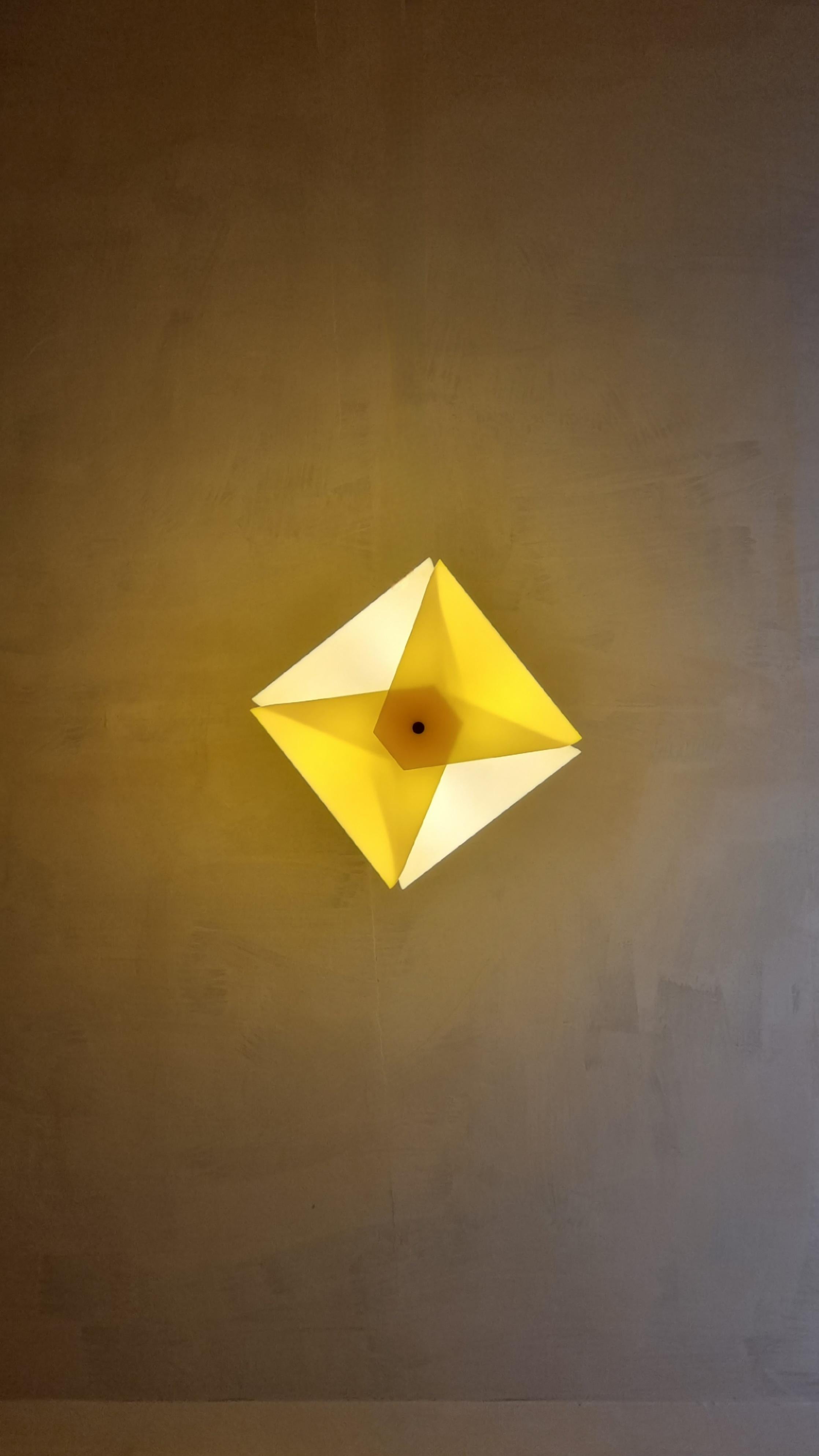 Rare ceiling lamp designed by Angelo Lelii for Arredoluce 1958 In condizioni buone in vendita a Arezzo, Italy