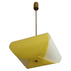 Rare ceiling lamp designed by Angelo Lelii for Arredoluce 1958