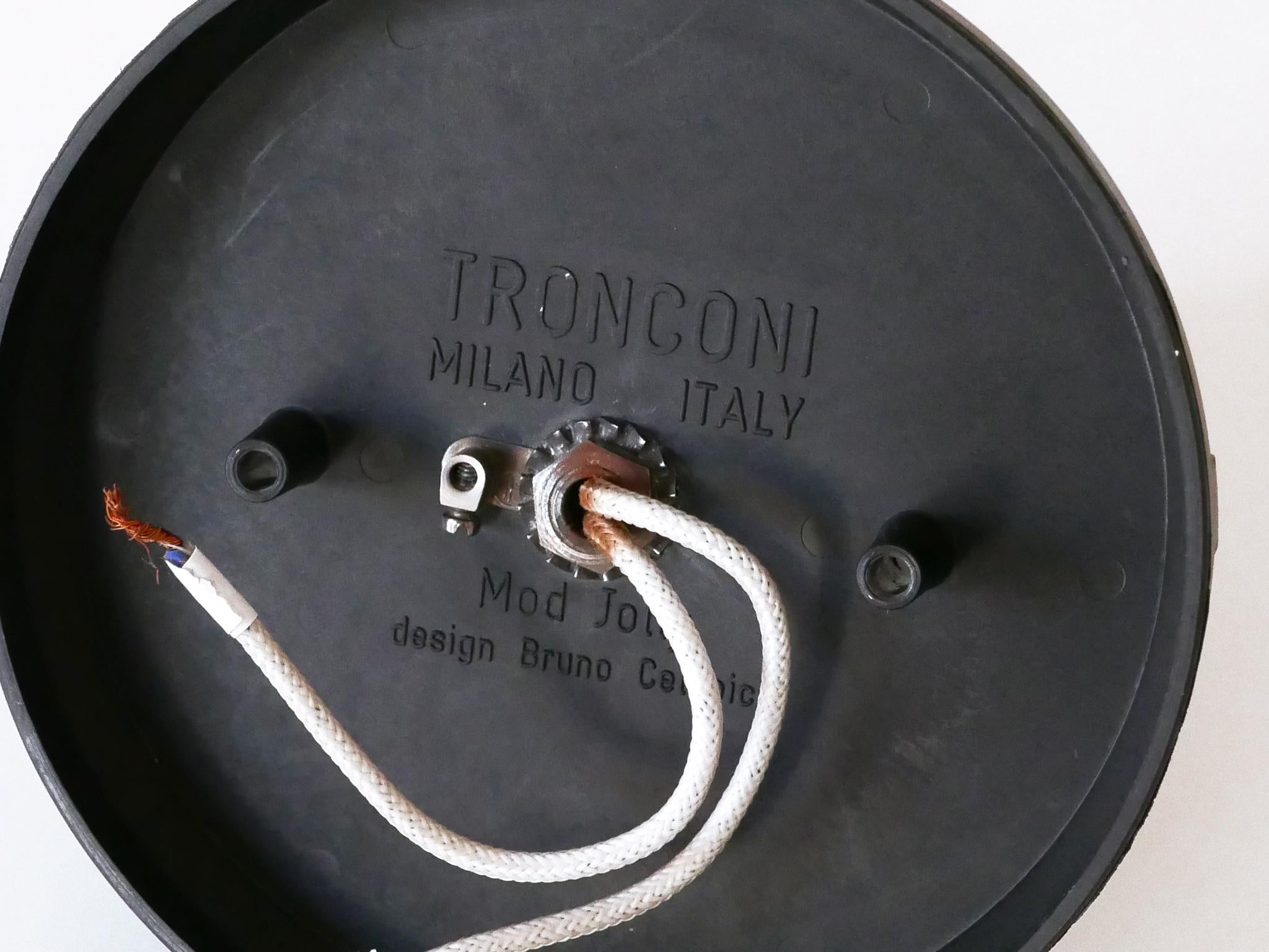 Seltene Deckenleuchte oder Wandleuchte Jolly von Bruno Celupica für Tronconi, Italien, 1970er Jahre im Angebot 11