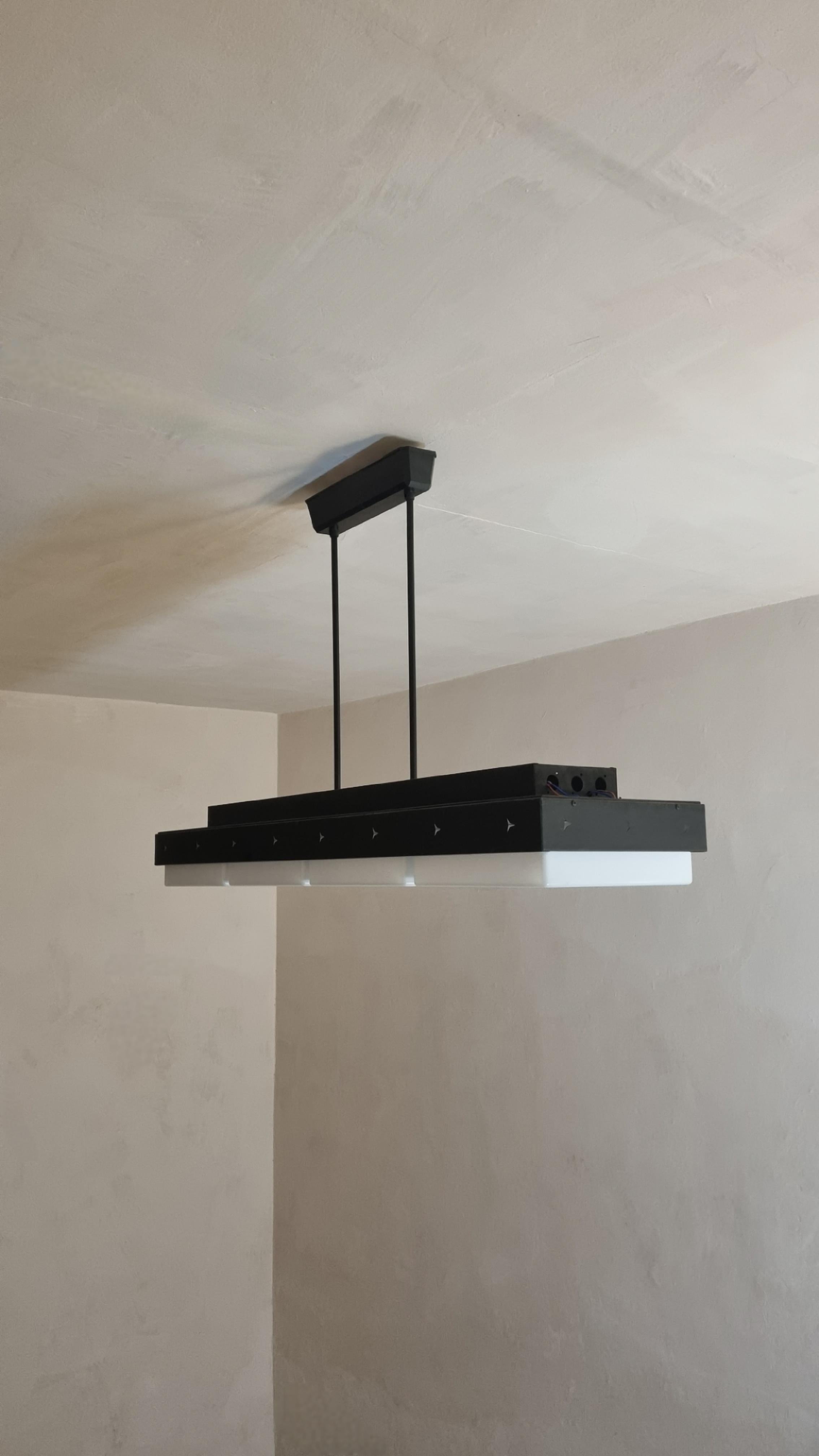 Mid-20th Century Rare ceiling lamp produced by Stilnovo 1960 For Sale