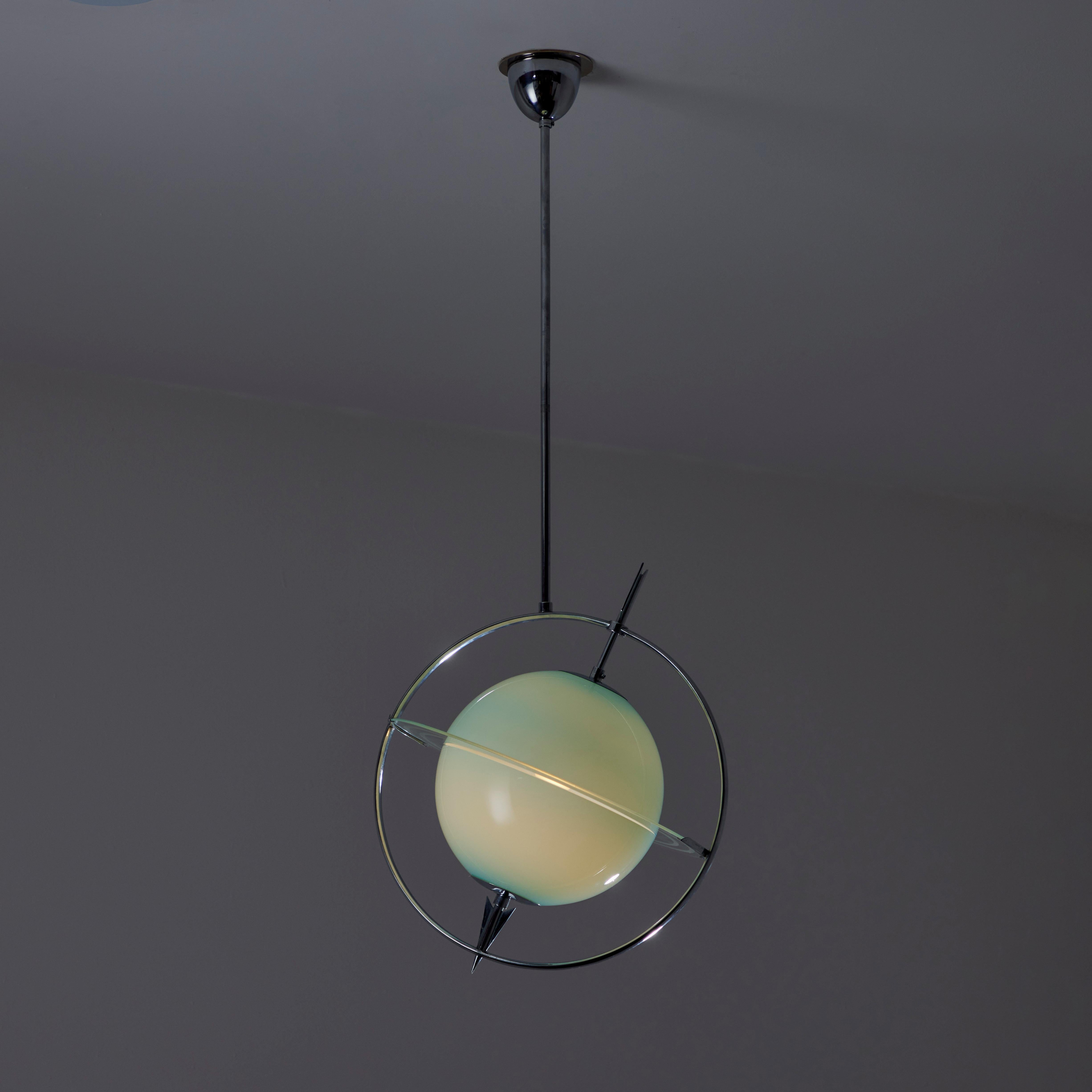 Rare Ceiling Light by Gio Ponti and Pietro Chiesa for Fontana Arte For Sale 10