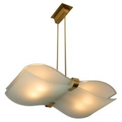 Rare Ceiling Light by Max Ingrand for Fontana Arte