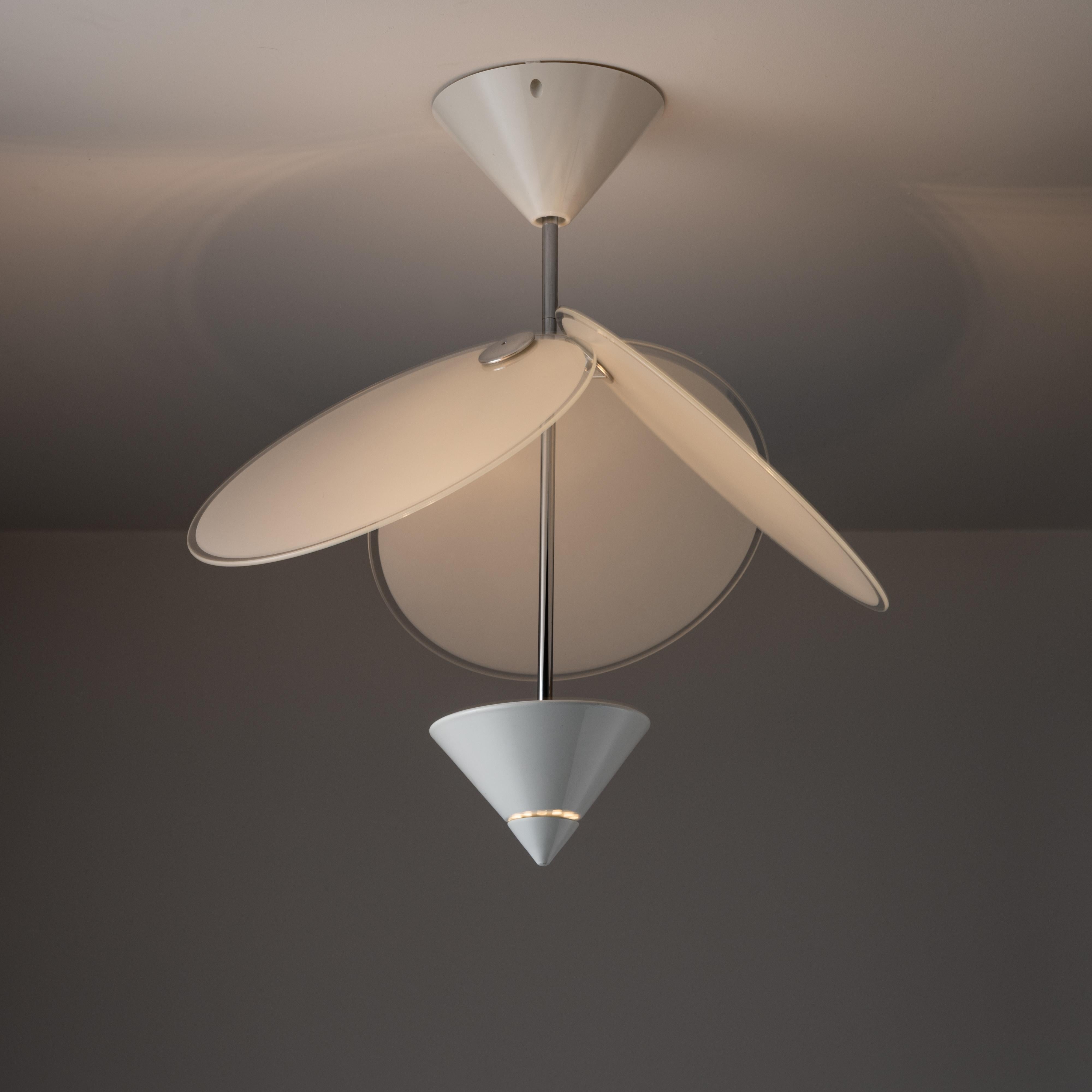 Post-Modern Rare Ceiling Light by Vico Magistretti for Oluce For Sale