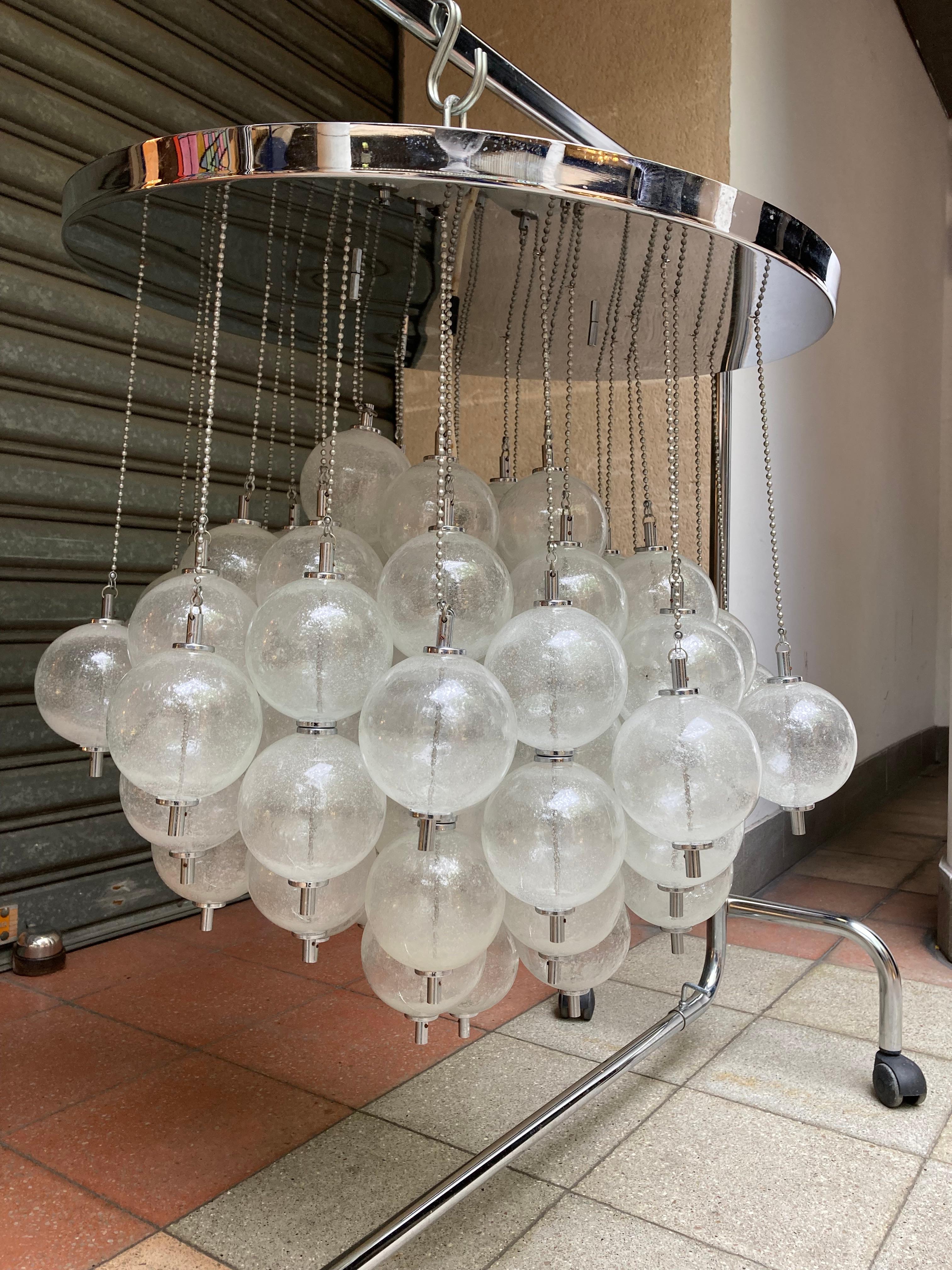 Rare Ceiling Light by Zero Quattro in Milano, Italy, 1980 For Sale 3