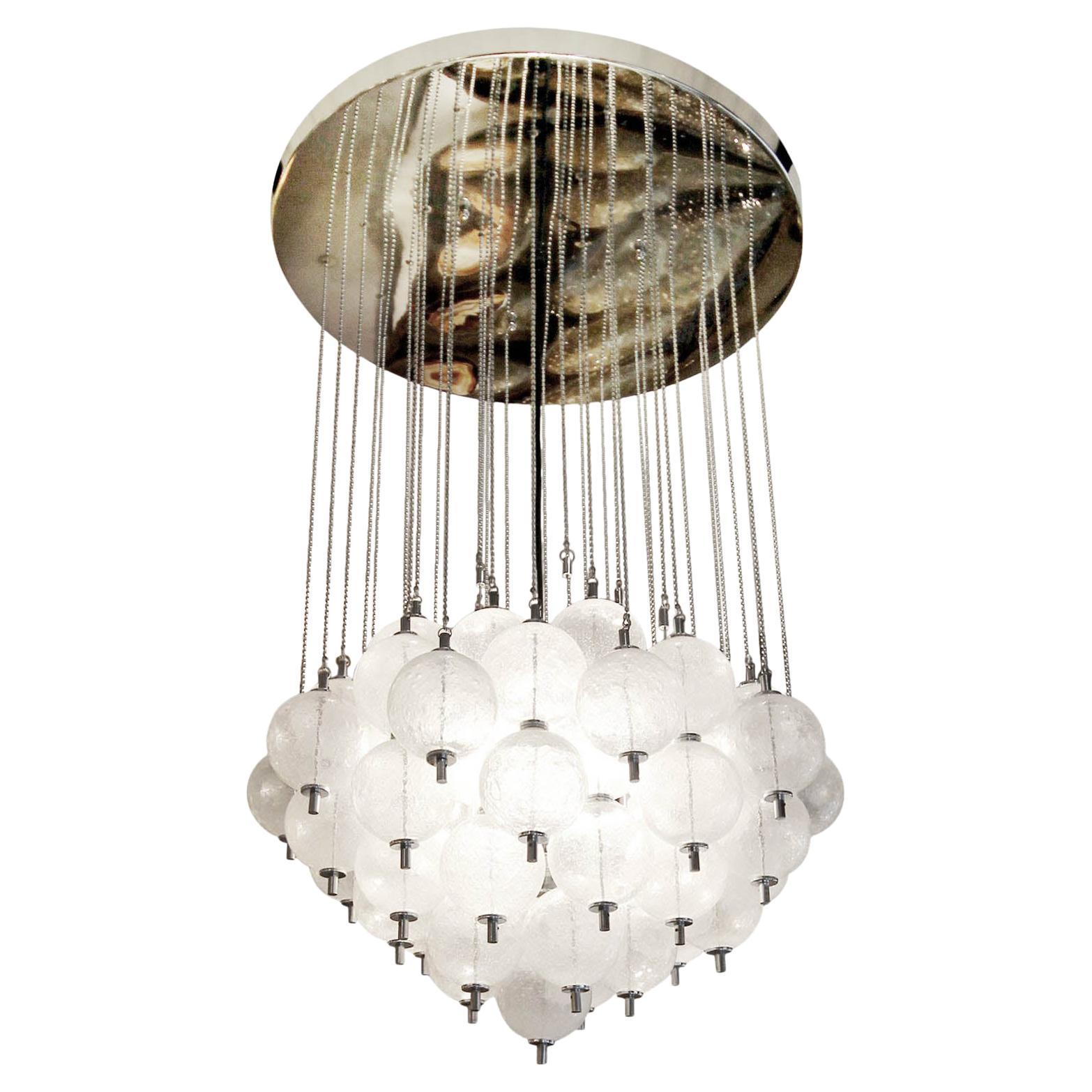 Rare Ceiling Light by Zero Quattro in Milano, Italy, 1980