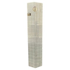 Rare Celine 1970s Hexagonal Lighter, Silver Plated Vintage