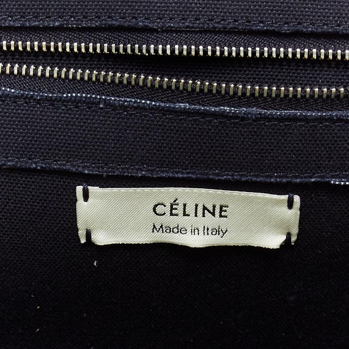 rare CELINE Phoebe Philo 2014 Runway Orb grey wool felt top handle bag 5