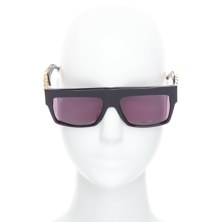 rare CELINE Phoebe Philo Runway CL41019S chunky chain metal  display picture 1