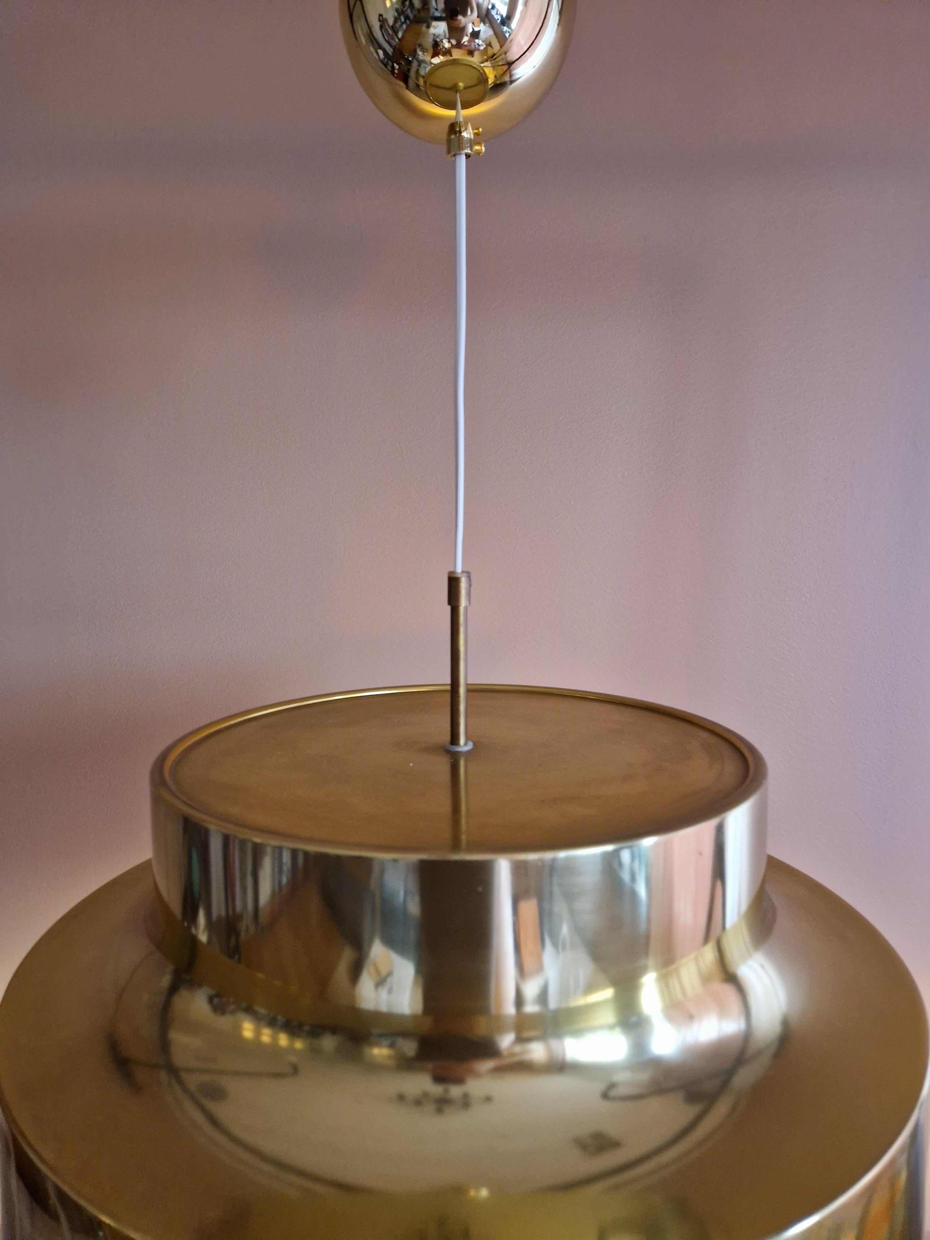 Mid-Century Modern Rare celing lamp, Falkenbergs Belysning, 1970's, Sweden For Sale