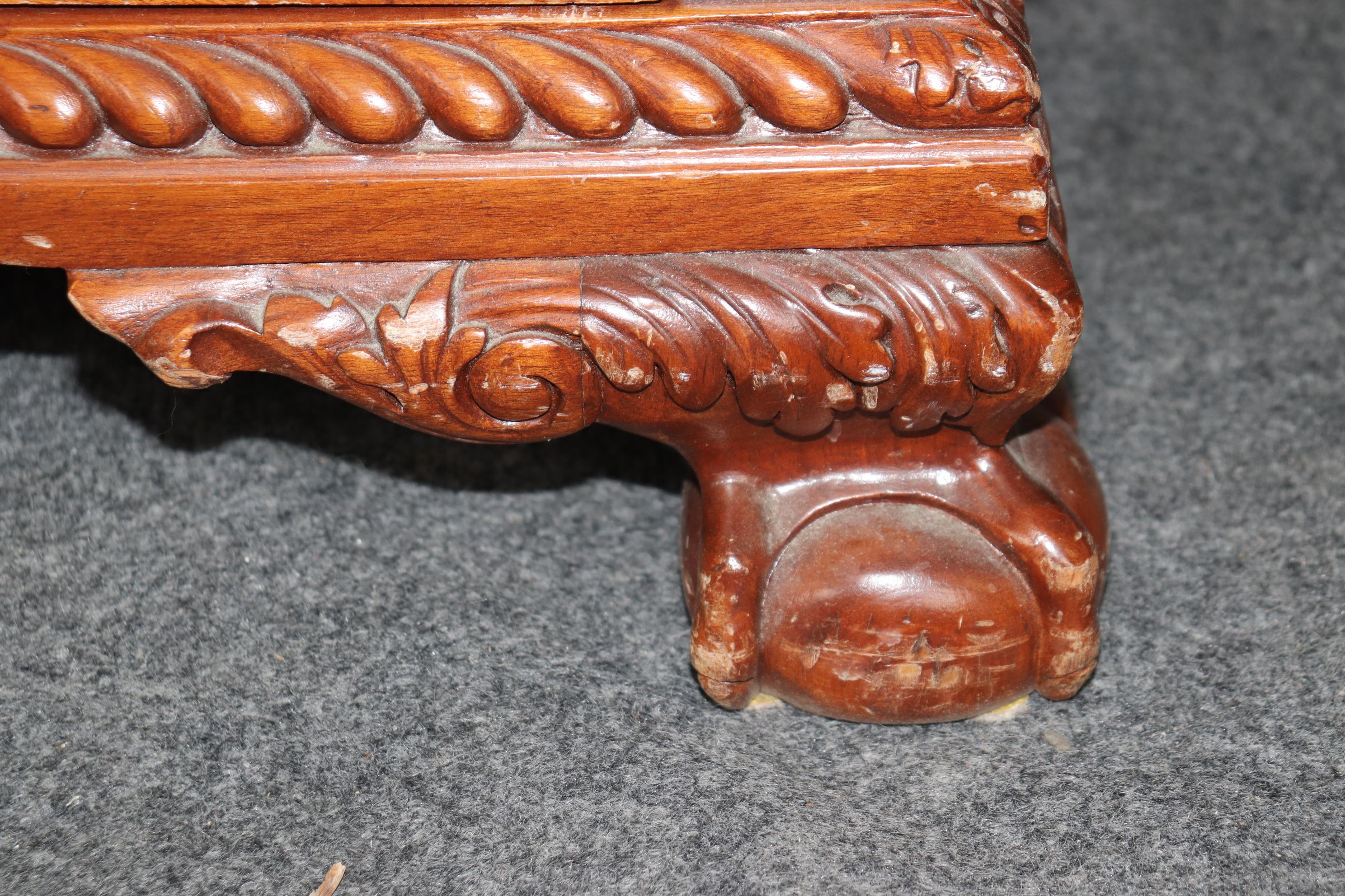Rare Centennial Walnut Chippendale Style Collector's Dental Cabinet circa 1876 4