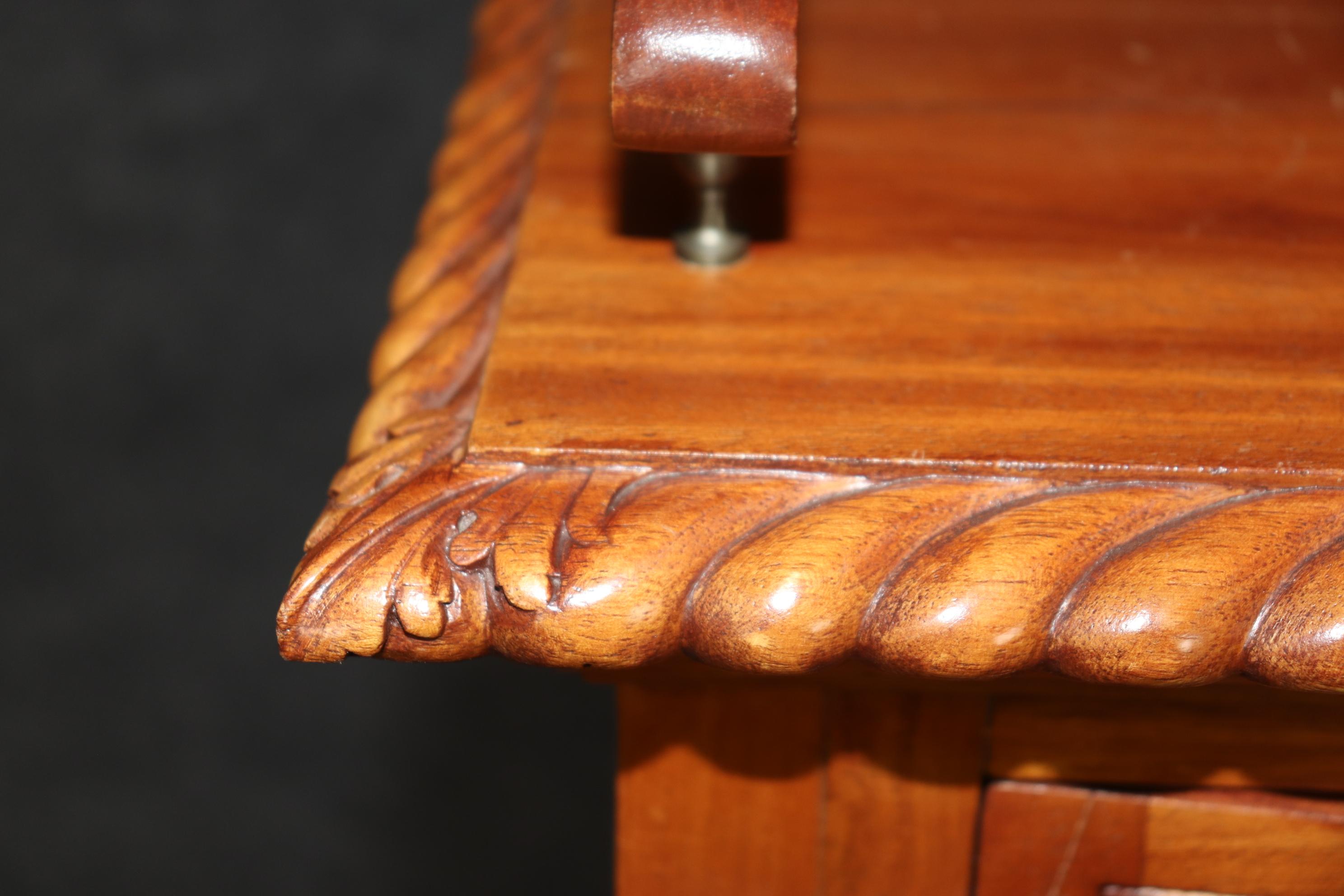 Rare Centennial Walnut Chippendale Style Collector's Dental Cabinet circa 1876 1