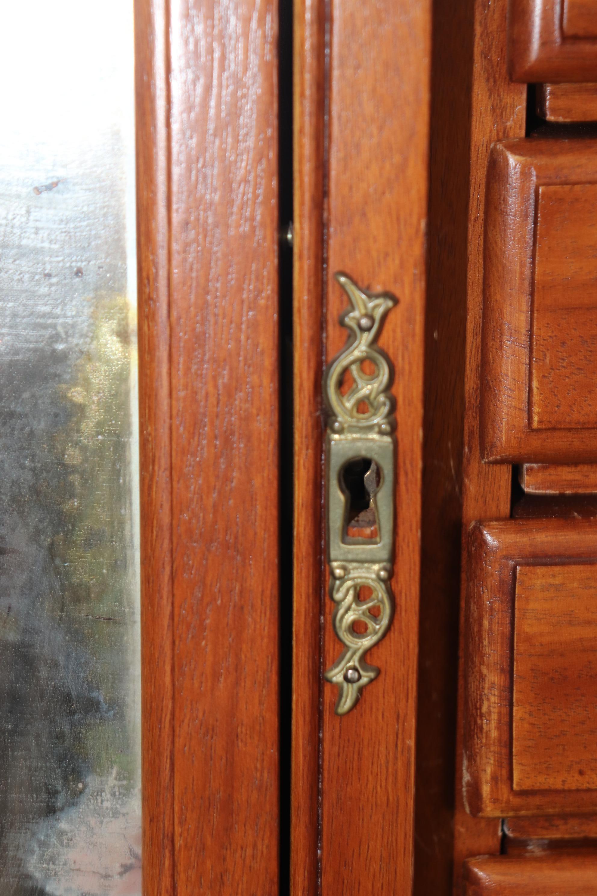 Rare Centennial Walnut Chippendale Style Collector's Dental Cabinet circa 1876 2