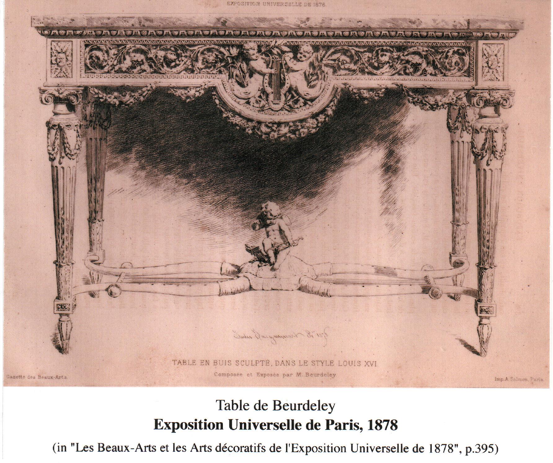 Rare table centrale attribuée à A.E. Beurdeley, France, datant d'environ 1880 en vente 4