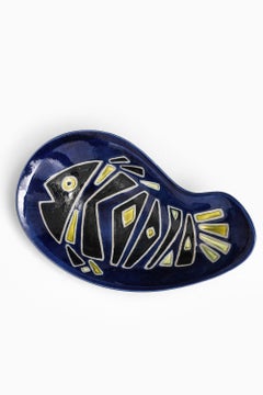 Rare Ceramic Bowl / Tray by Carl-Harry Stålhane, 1950’s