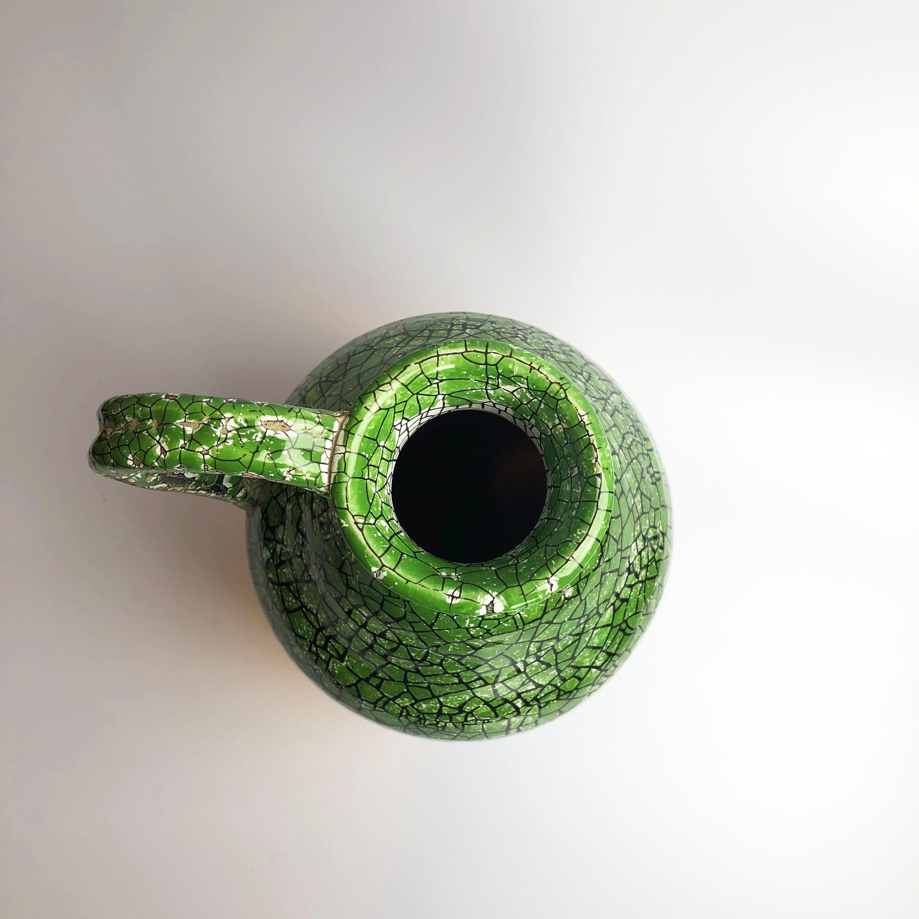 Rare jarre en céramique à glaçure craquelée Bon état - En vente à Mexico City, CDMX